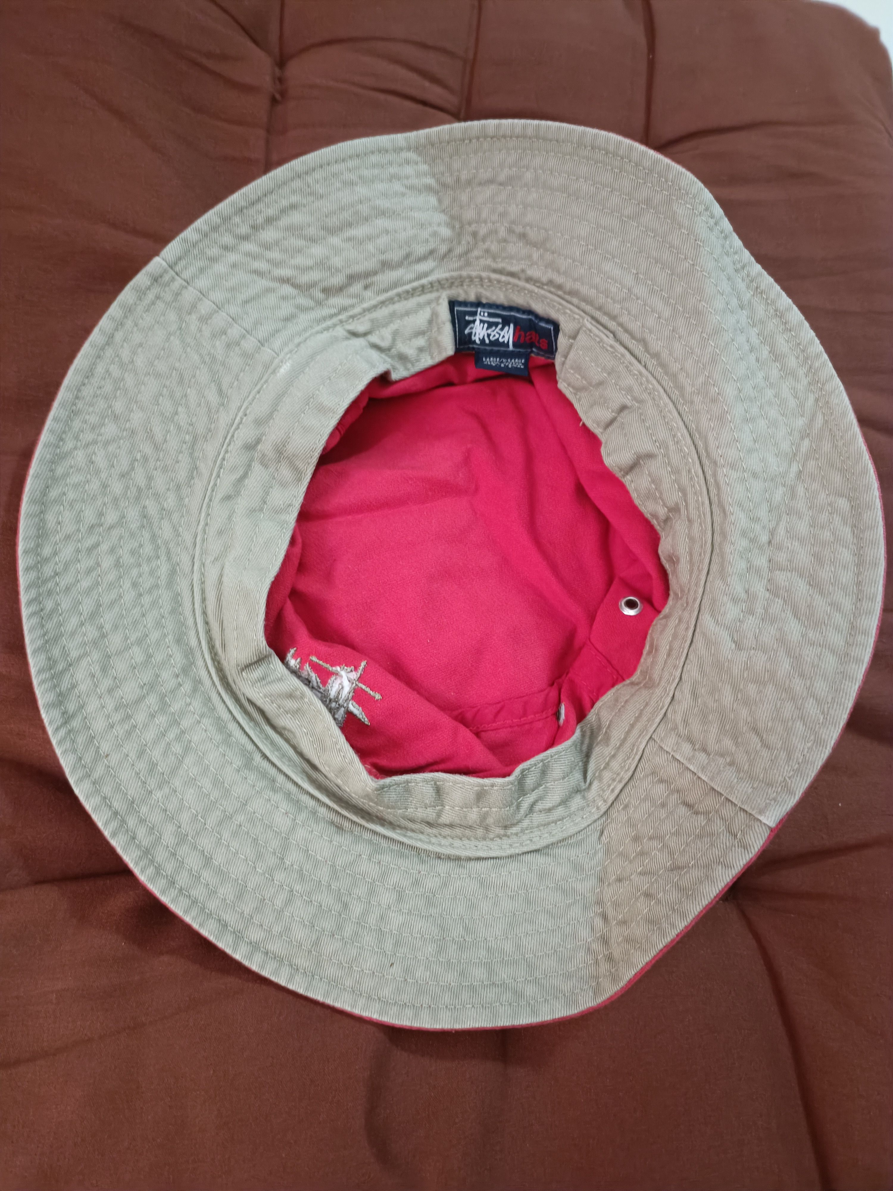 Stussy Vintage Stussy Embroidery Logo Bucket Hat (L/XL) Size ONE SIZE - 3 Thumbnail