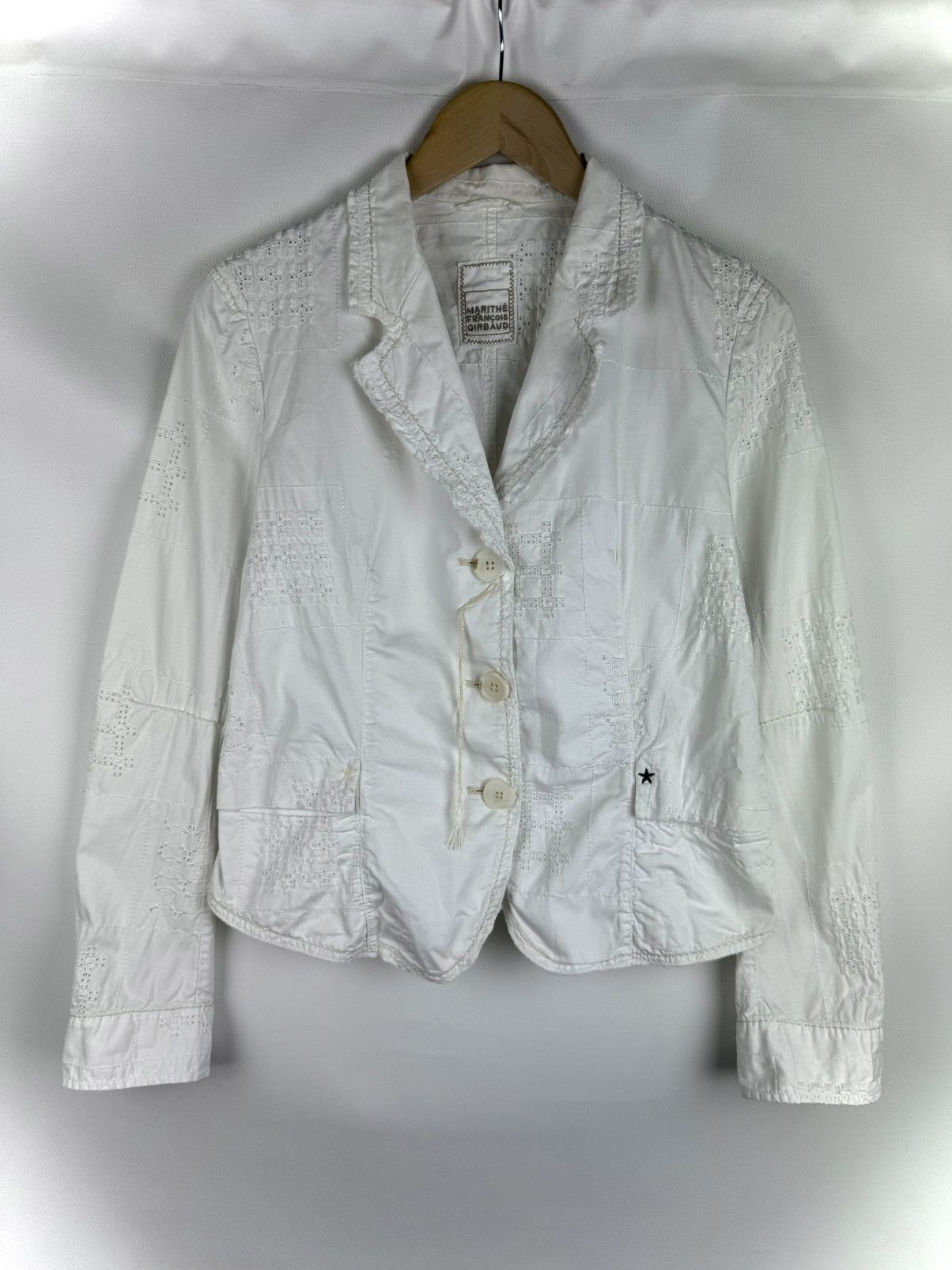 Marithe + Francois Girbaud Marithe Francois Girbaud Vintage Avant-Garde Blazer Jacket Size L / US 10 / IT 46 - 1 Thumbnail