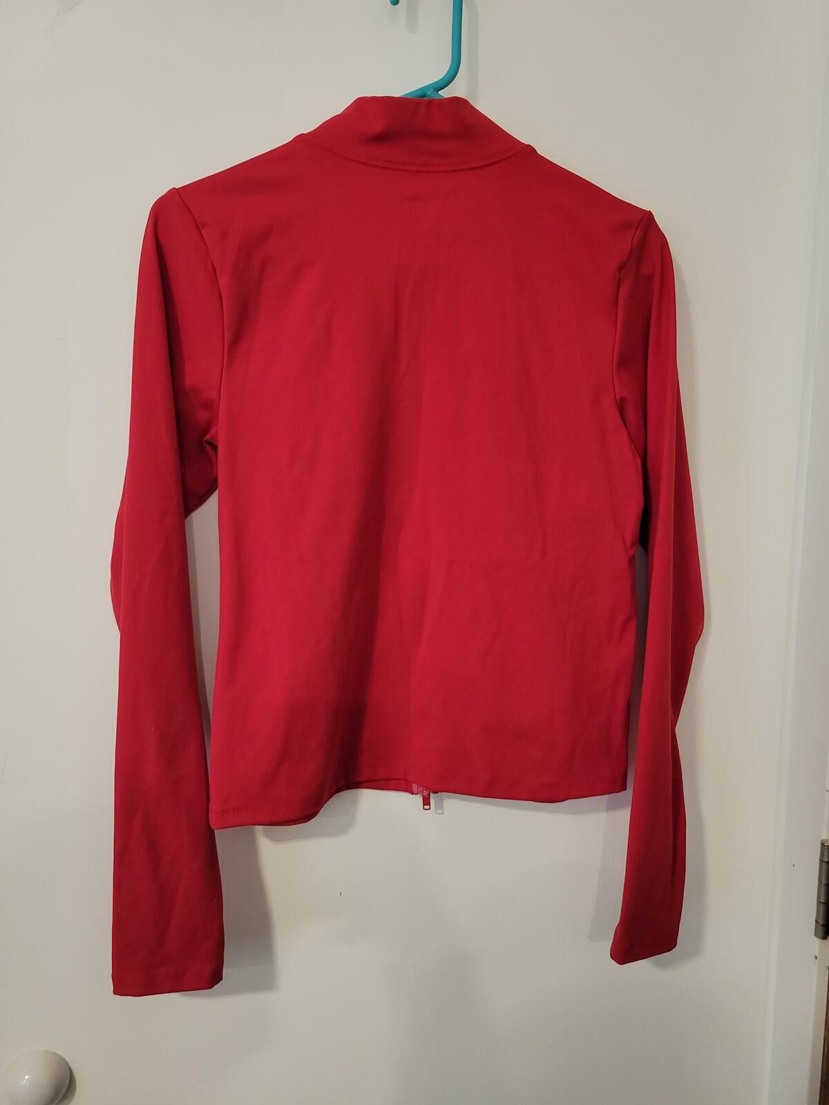 Other Wild Fable ButterBliss Red Zip-Up Jacket, Size Large Size L / US 10 / IT 46 - 3 Thumbnail