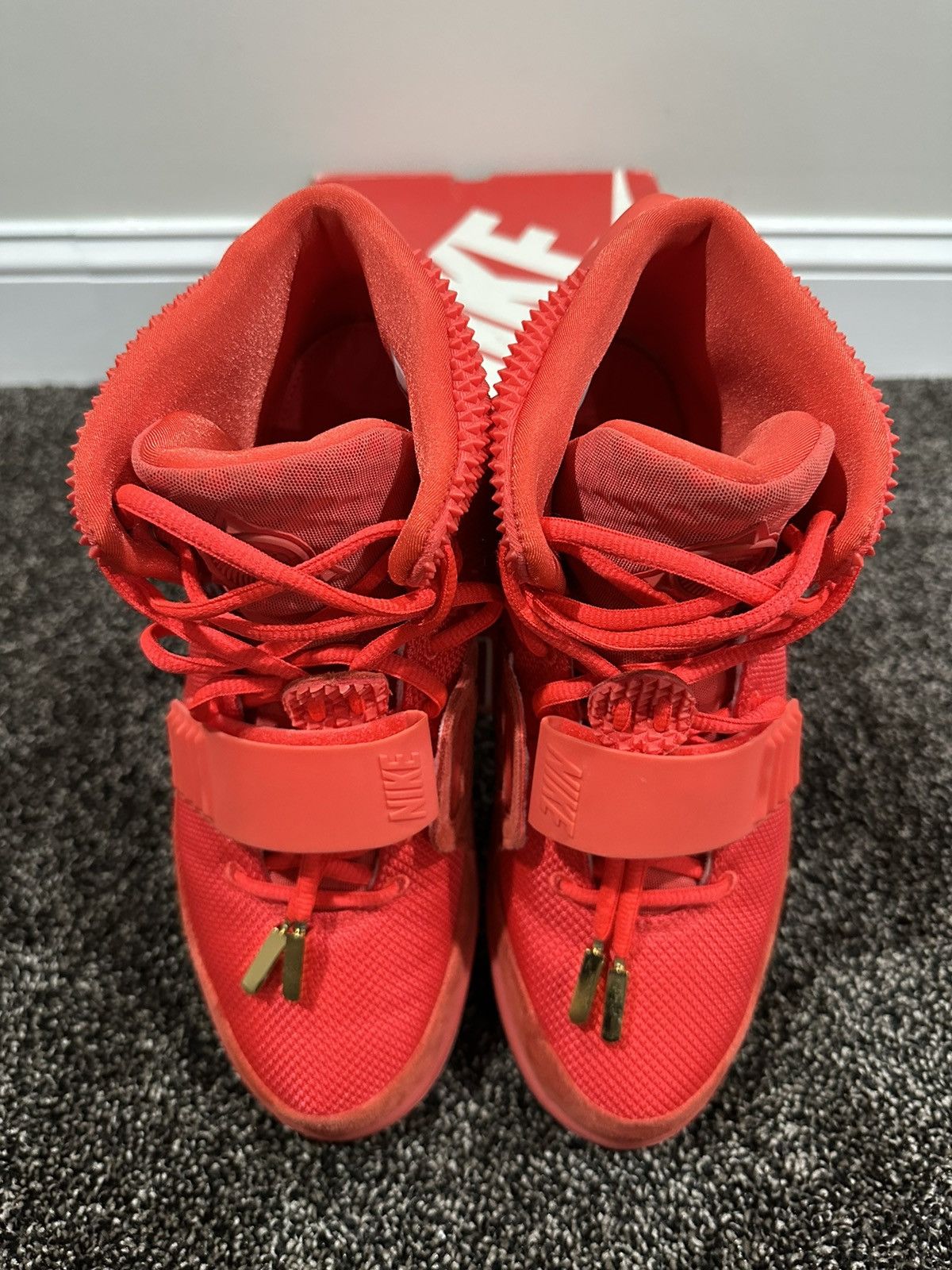 Kanye West × Nike Nike Air Yeezy 2 SP Kanye West Red October Sneakers 2014 Size US 10.5 / EU 43-44 - 10 Thumbnail