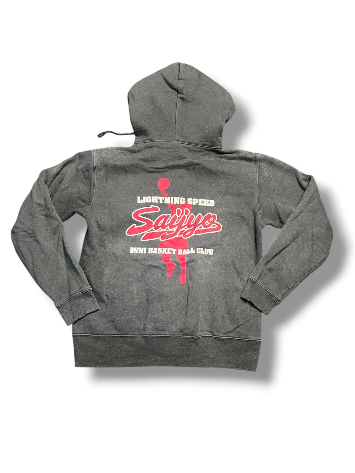 Japanese Brand United Athle Saijyo Basketball Team Full-Zip Hoodie (44) Size US M / EU 48-50 / 2 - 2 Thumbnail