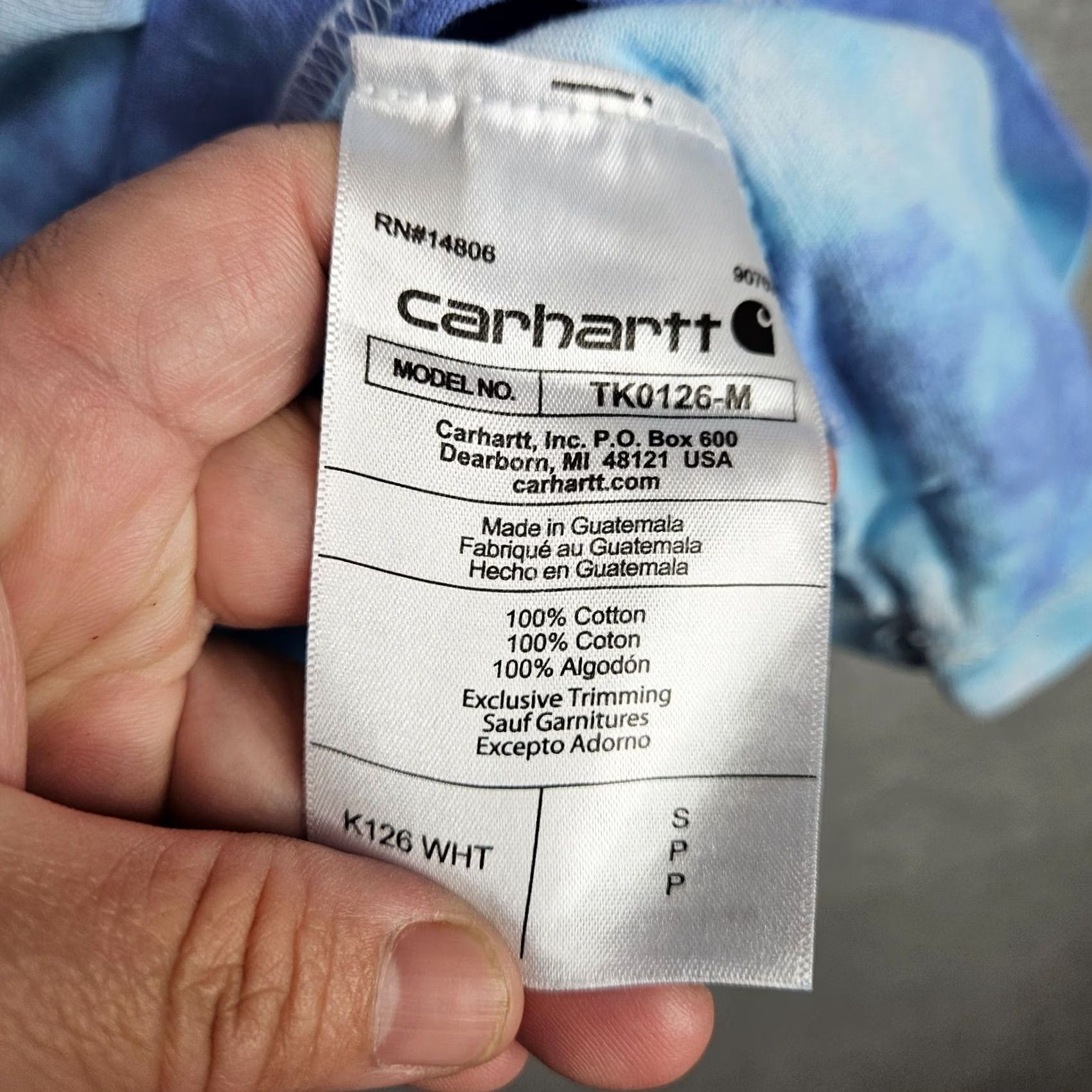 Carhartt Carhartt Men's T-Shirt Size S Short Sleeve Crew Neck Pocket Long Sleeve? Size US S / EU 44-46 / 1 - 6 Thumbnail