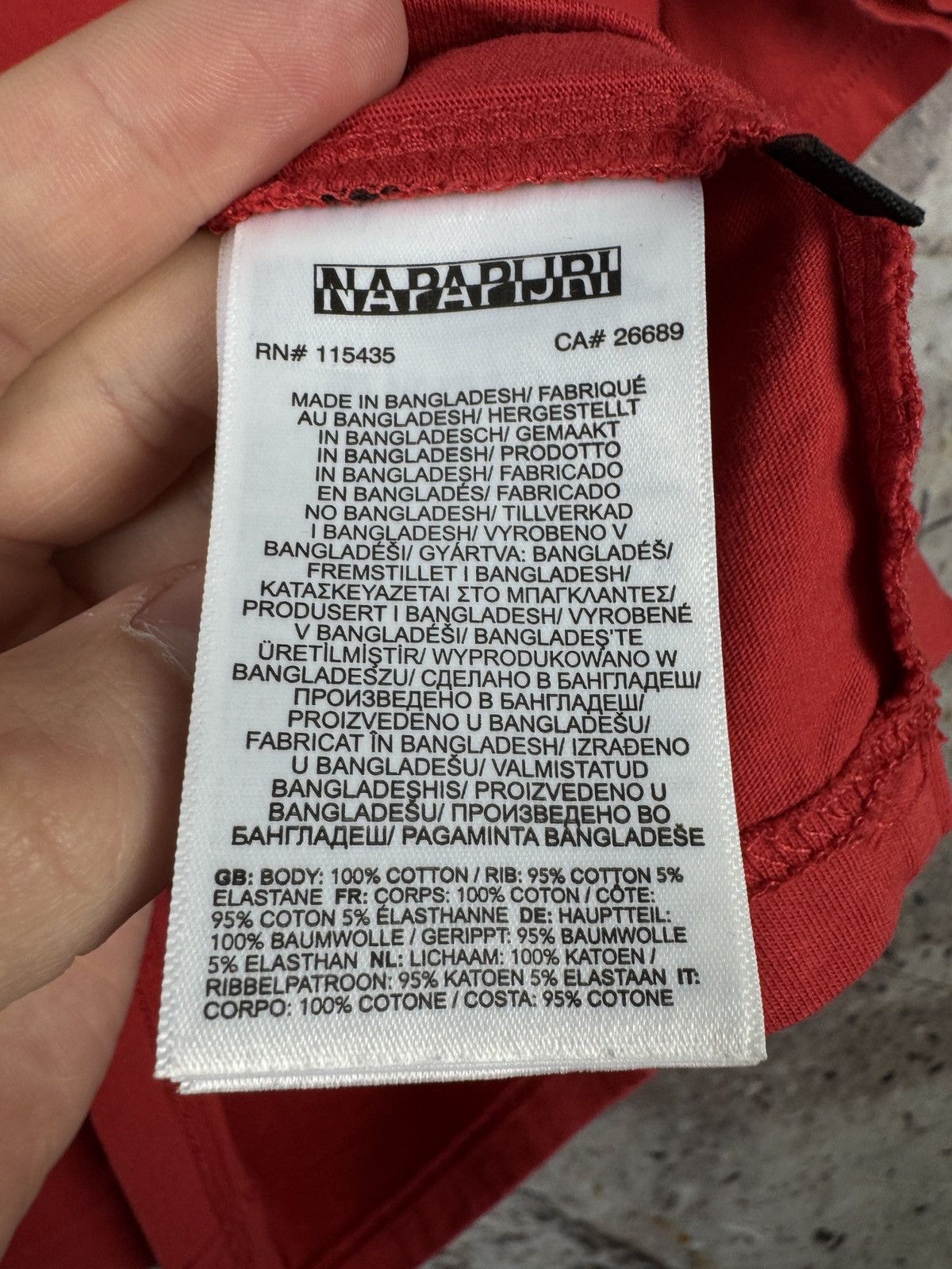Napapijri Mens Napapijri T-Shirt Streetwear Size Large Size US L / EU 52-54 / 3 - 8 Thumbnail