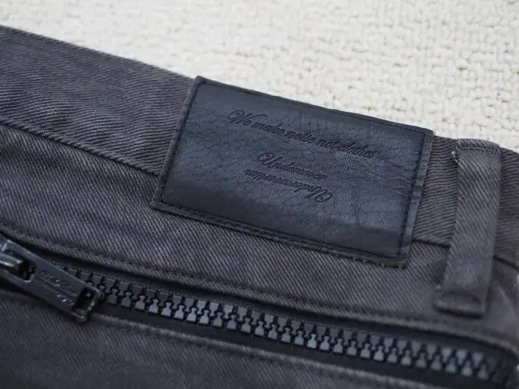 Sz 3 Undercover 14SS Waist Zip Distressed Denim