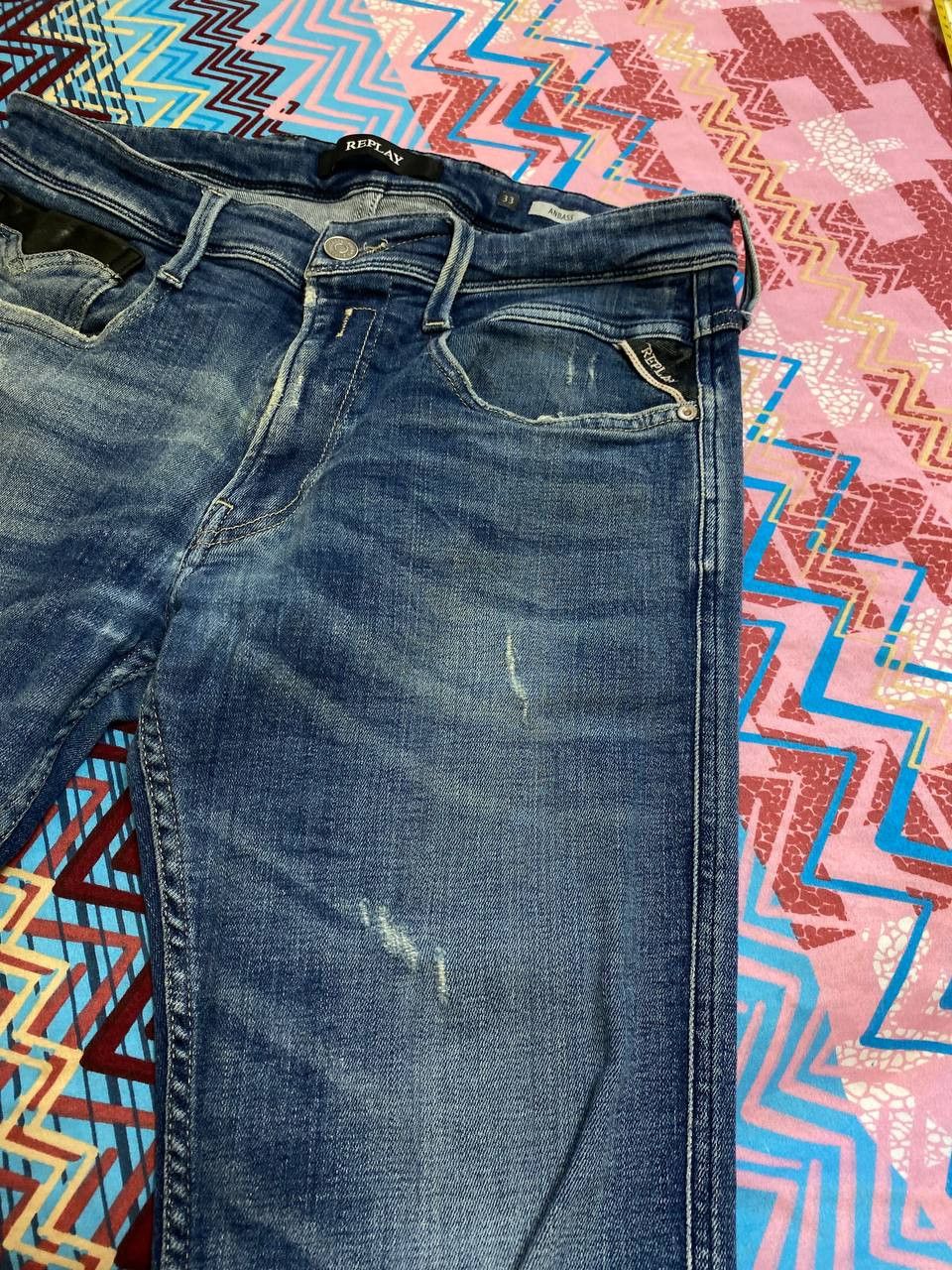 Replay × Vintage Y2K Baggy Wide Jeans Pants Bootcut Size US 33 - 4 Thumbnail