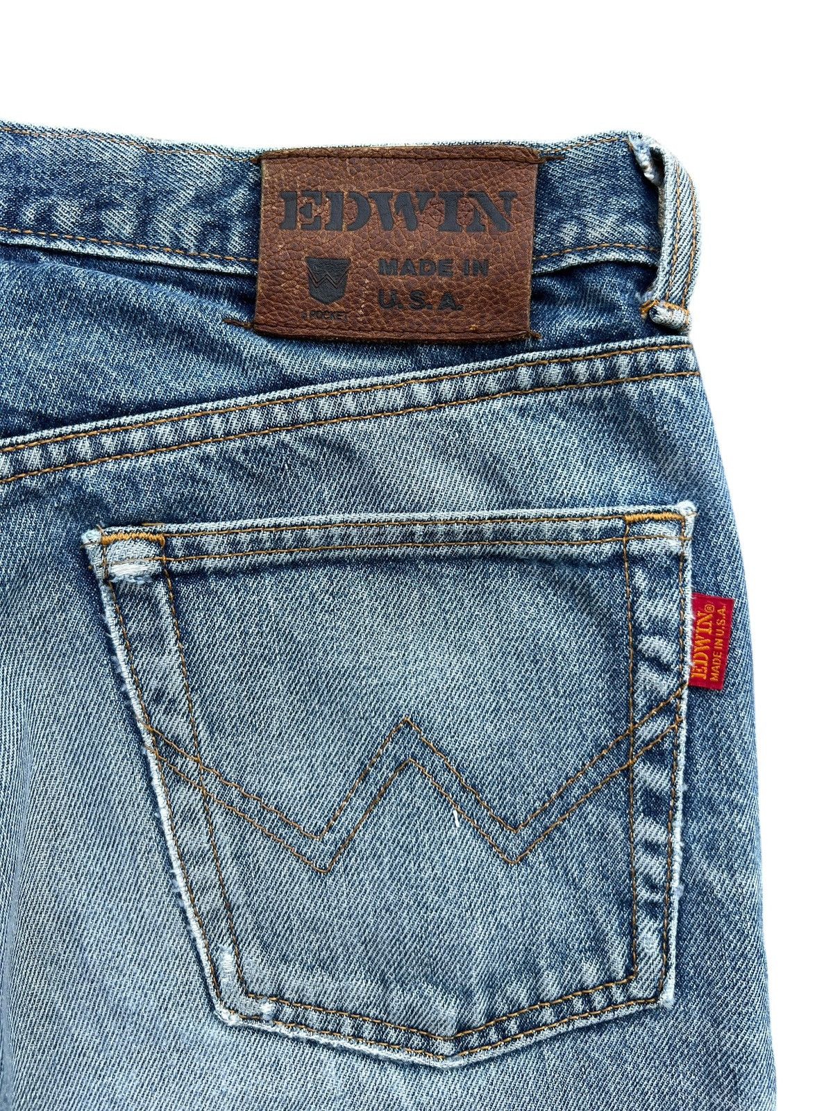 Edwin Vintage Edwin USA Distressed Denim Jeans 30x32 Size US 30 / EU 46 - 8 Thumbnail
