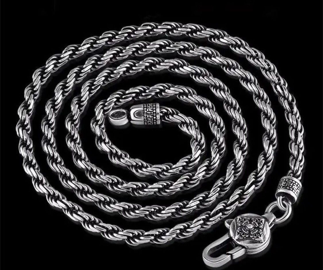 Jewelry 4mm Chain Necklace Size ONE SIZE - 4 Thumbnail