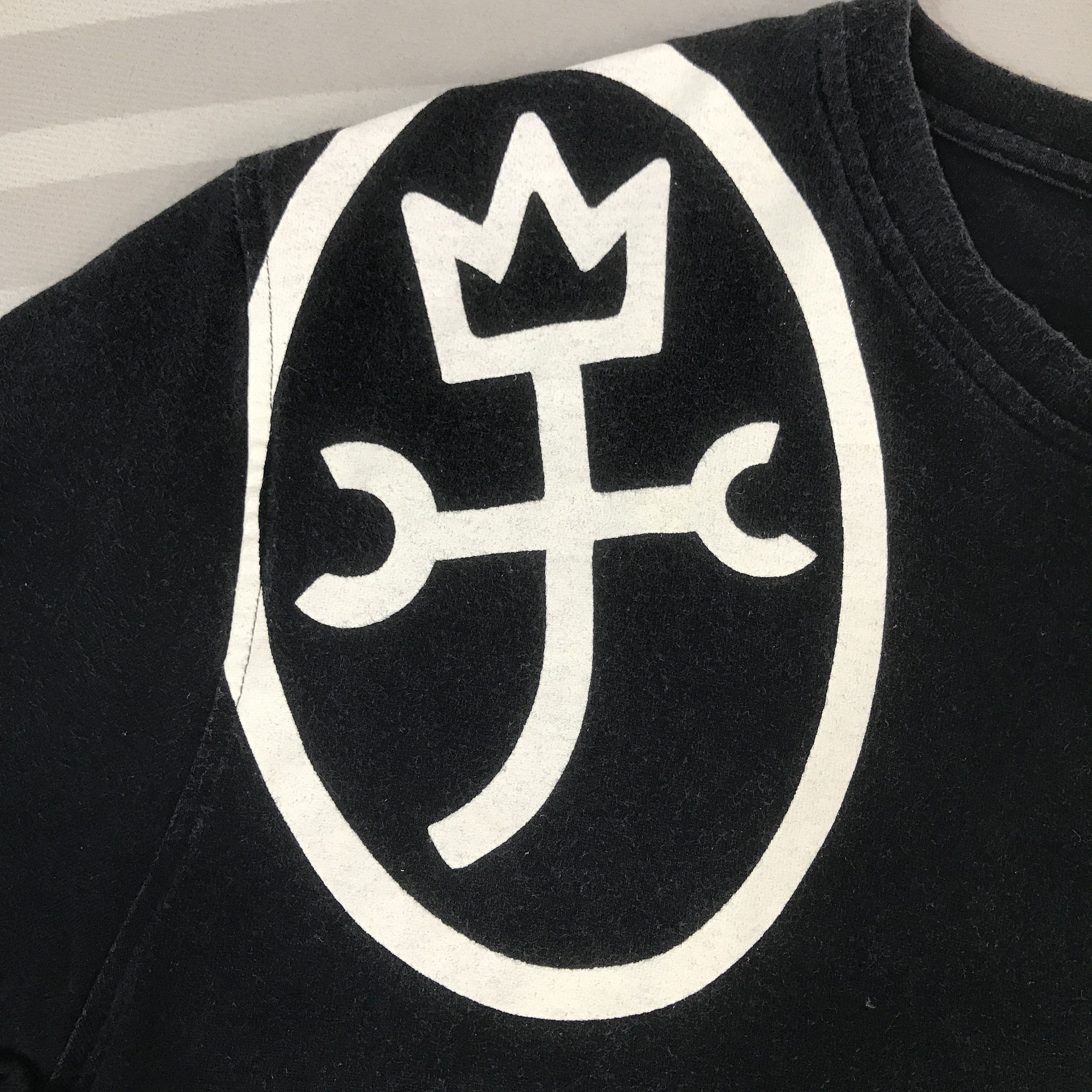 Jean Charles De Castelbajac Vintage Castelbajac Black T-shirt Size US L / EU 52-54 / 3 - 8 Thumbnail