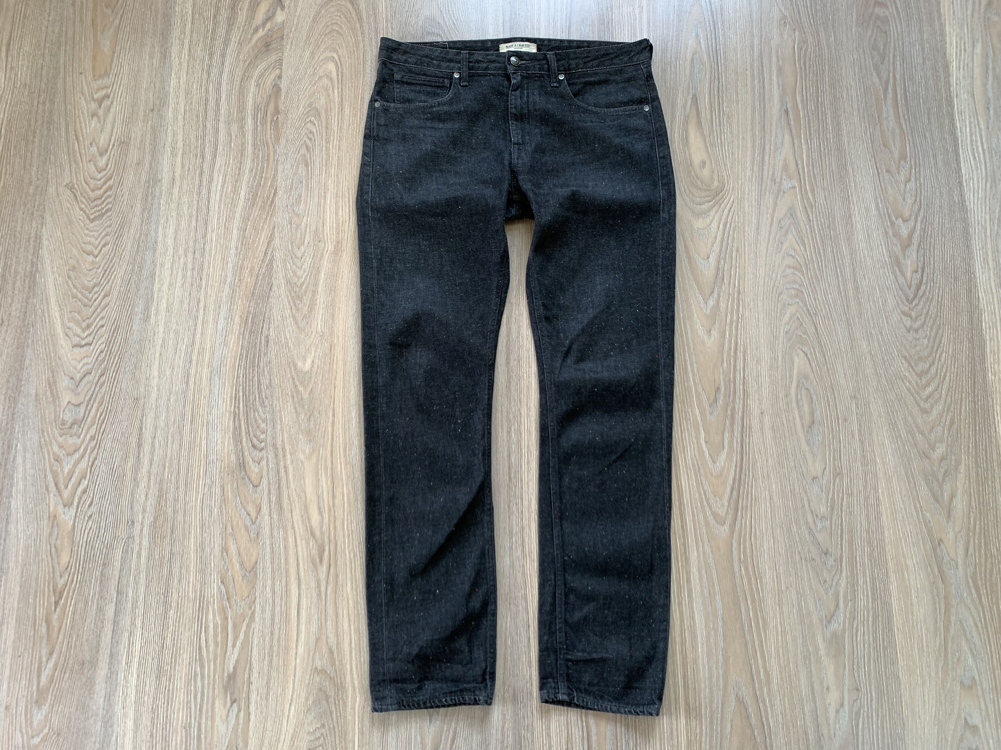 Levi's × Levi's Made & Crafted × Levi's Vintage Clothing Levi's Made & Crafted Tack Slim Dark Grey Jeans Size US 34 / EU 50 - 2 Thumbnail