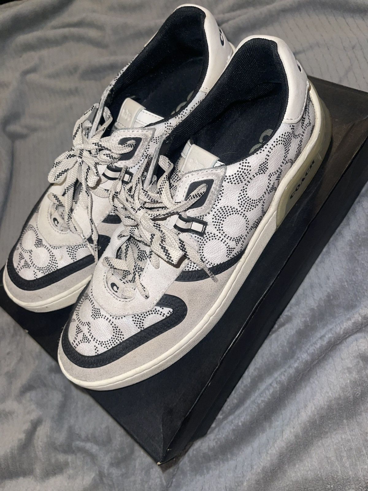 Coach Coach Sneakers Grey/Black 11.5 Size US 11.5 / EU 44-45 - 2 Thumbnail