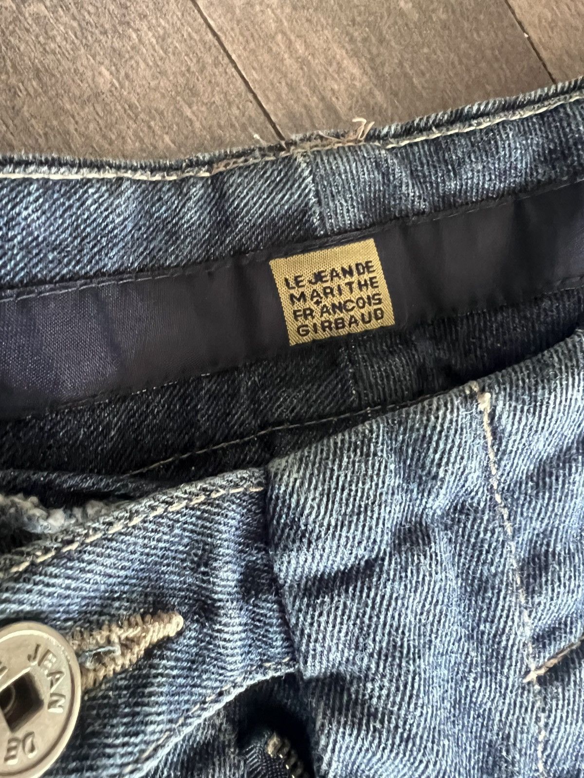 Marithe + Francois Girbaud Marithe Francois Girbaud Jeans Shorts Baby Blue Size US 36 / EU 52 - 5 Thumbnail