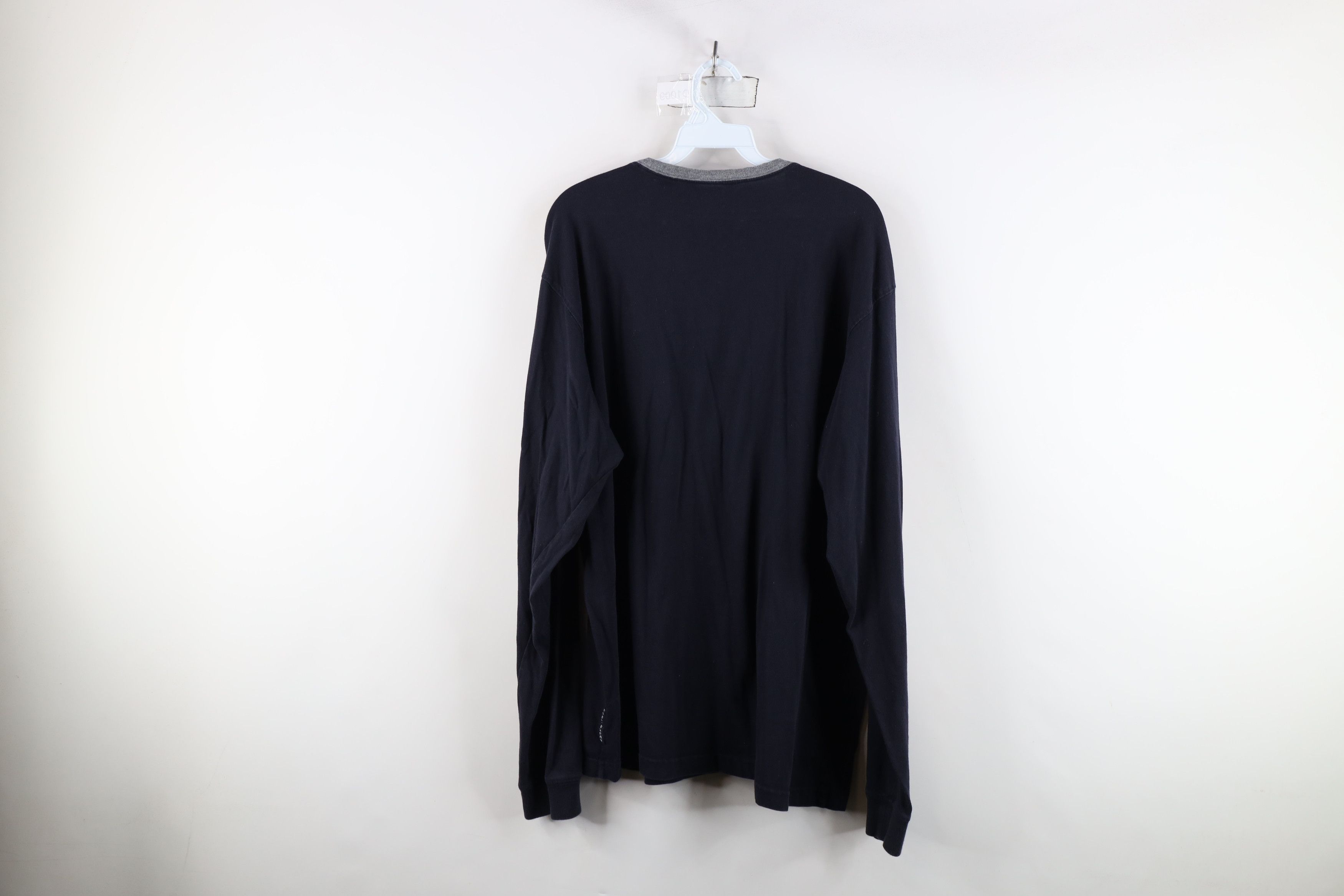 Eddie Bauer × Vintage Vintage 90s Eddie Bauer Long Sleeve T-Shirt Blue Cotton Size US XL / EU 56 / 4 - 9 Thumbnail