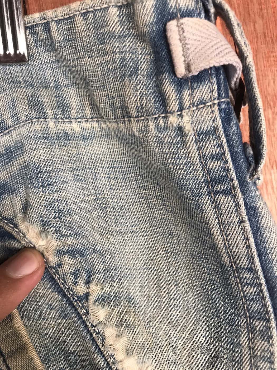 Blue Blue Japan Blue Blue Japan Distress Denim cargo Pants #2285DLAL Size US 32 / EU 48 - 15 Thumbnail