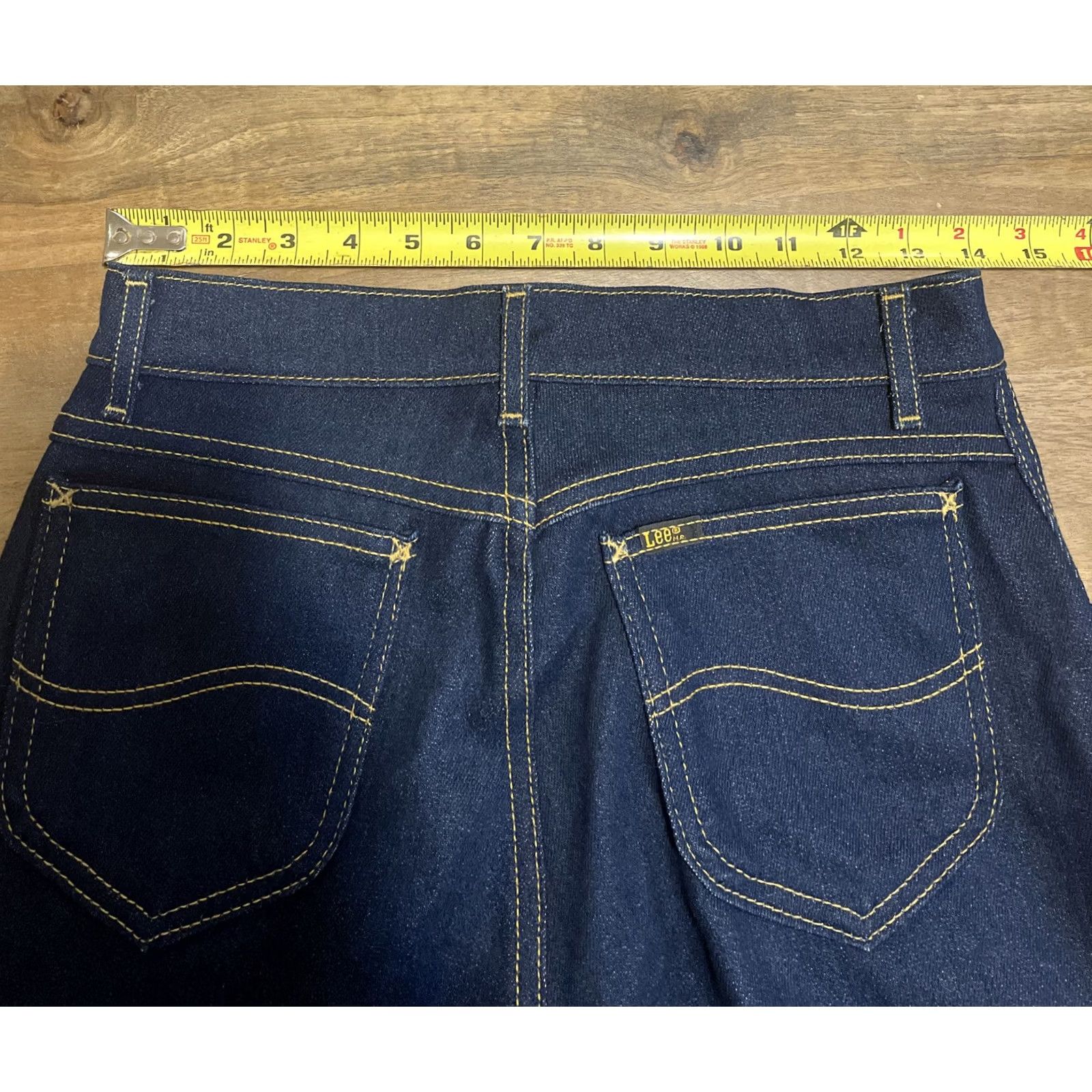Lee VINTAGE Lee Riders Women’s Jeans 12 High Rise Mom 5-Pocket Denim USA Blue Distressed No Size 34" / US 12 / IT 48 - 6 Thumbnail