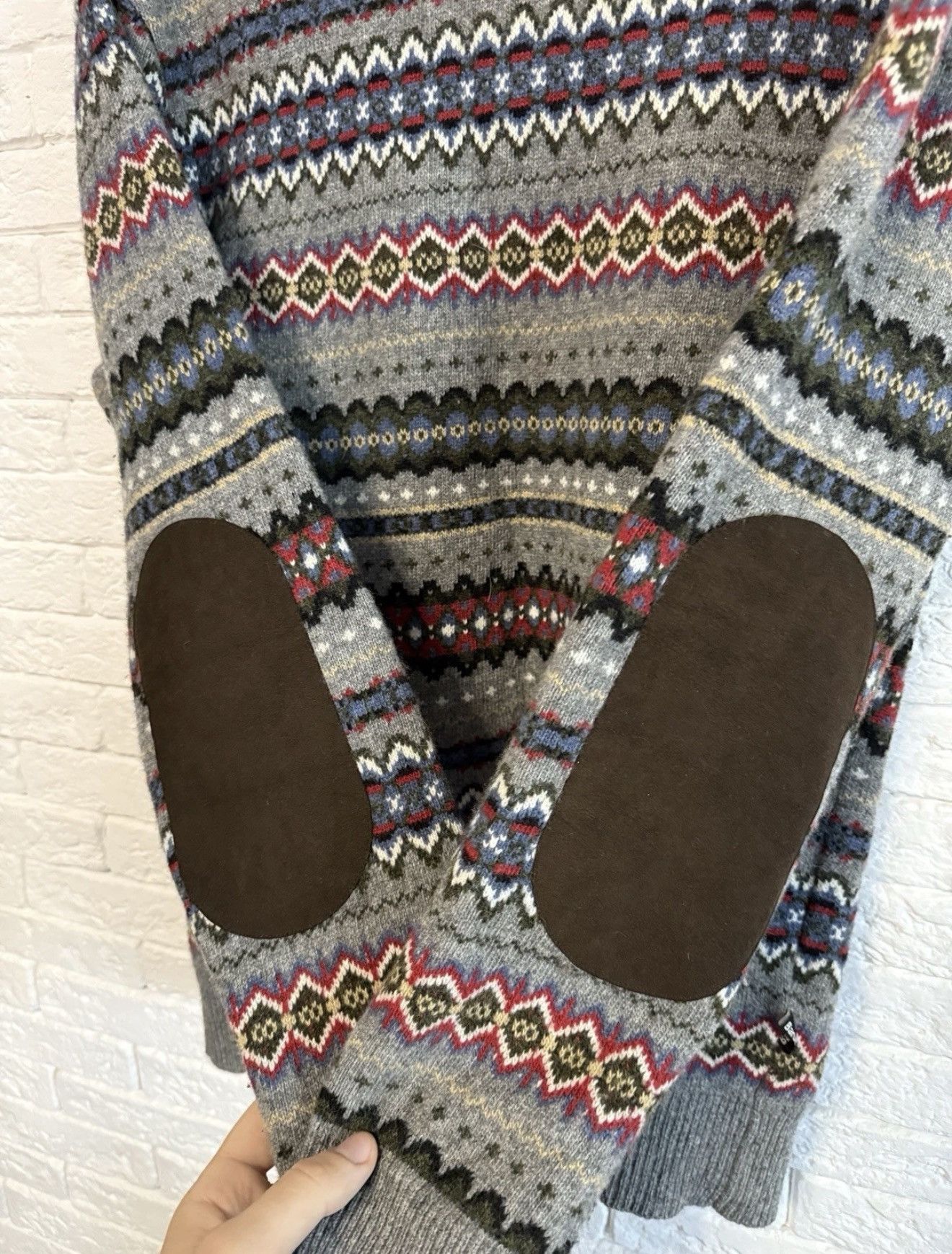 Barbour Barbour Knit Sweater Wool Fair Isle Sz M Size US M / EU 48-50 / 2 - 3 Thumbnail