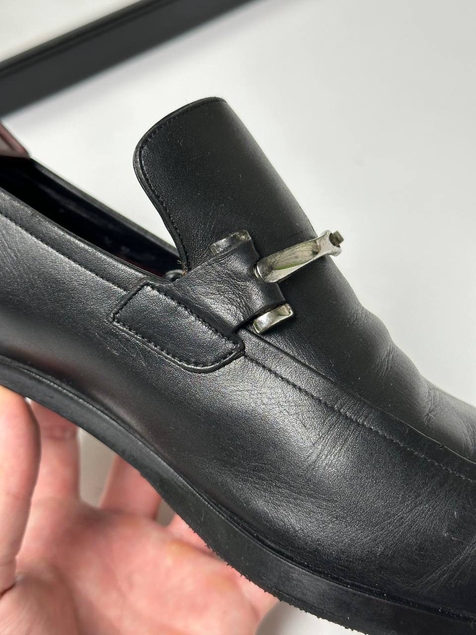 Gucci Gucci 00s By Tom Ford Horsebit Black Leather Loafer Size US 9 / EU 42 - 19 Thumbnail