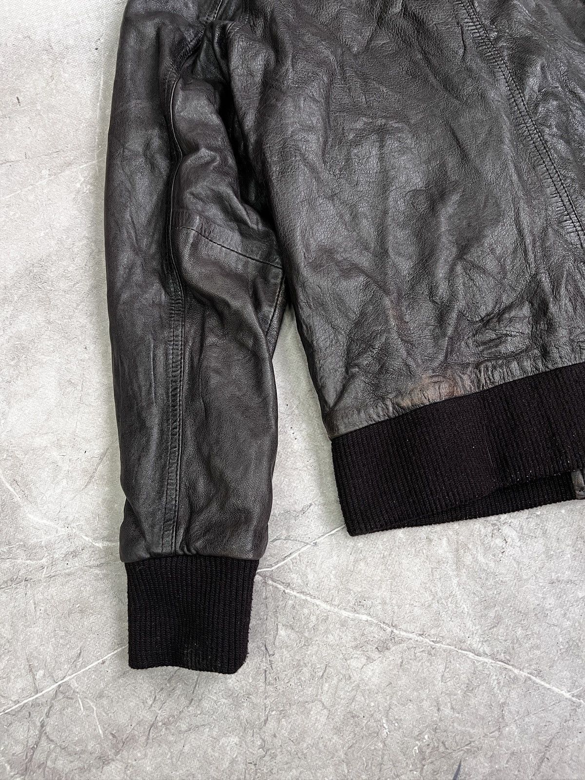 Diesel Diesel style leather hood avant garde leather jacket y2k Size US M / EU 48-50 / 2 - 9 Thumbnail