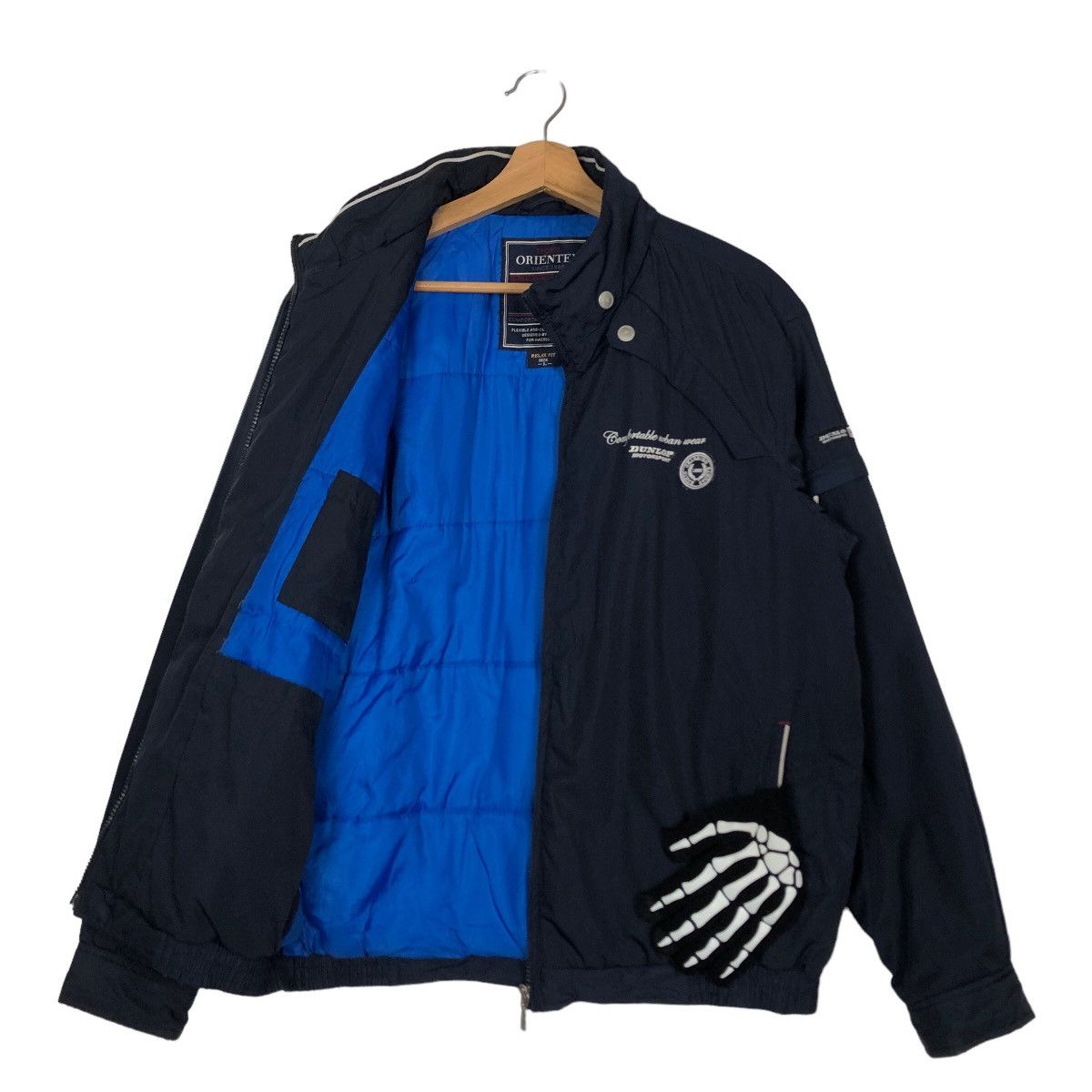 Japanese Brand 🔥F1 Bomber Jacket Dunlop Racing Sport Full Print Size US L / EU 52-54 / 3 - 9 Thumbnail