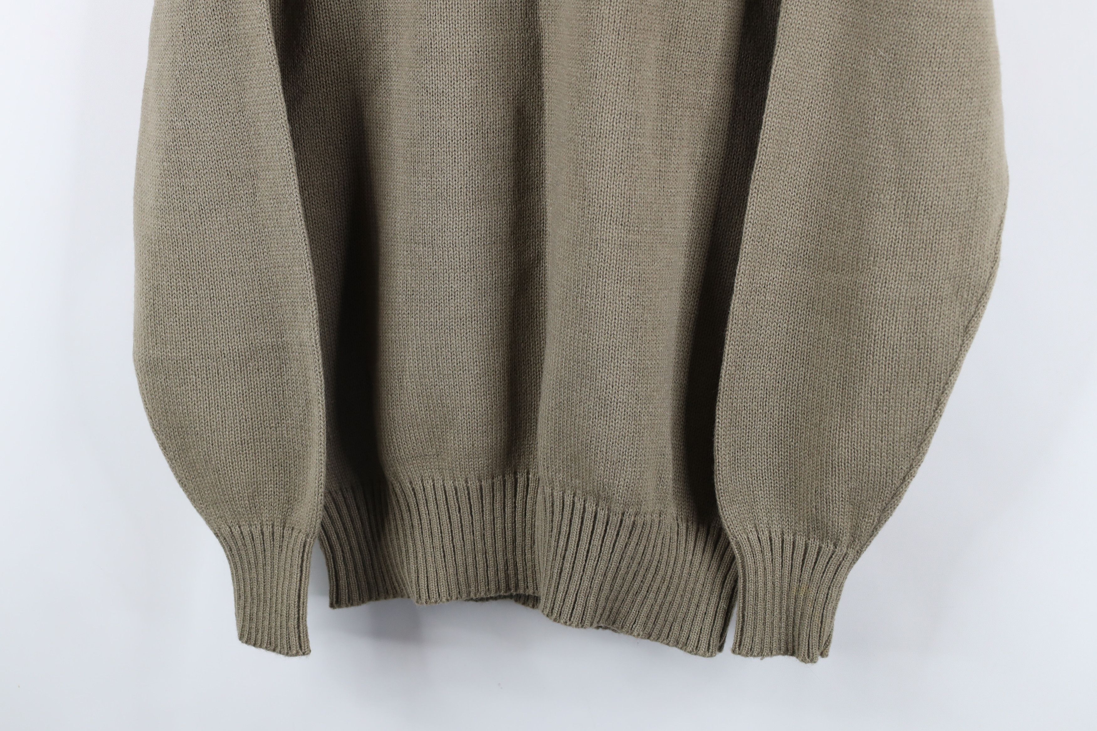 Vintage Deadstock Vintage 70s Streetwear Crewneck Sweater Beige Size US XL / EU 56 / 4 - 3 Thumbnail