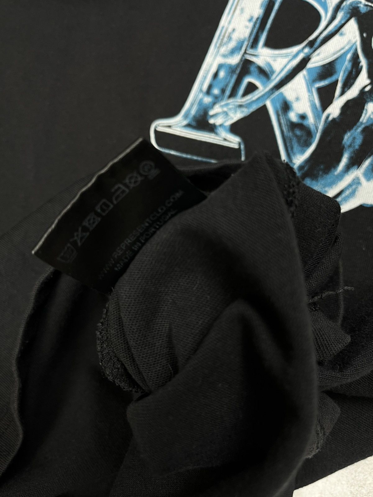Represent Clo. Represent Black Oversized Tee with Dynamic Art Graphic Size US XL / EU 56 / 4 - 7 Thumbnail