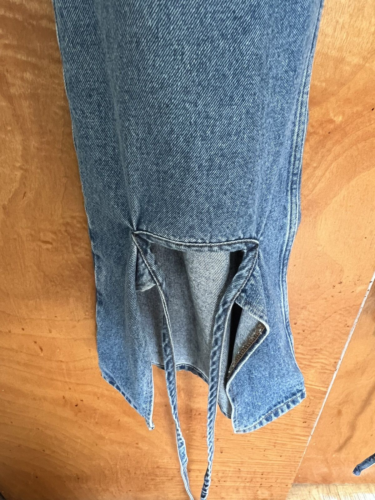Loewe LOEWE Blue Tie Cut Panel Denim Trousers/ Straight Size US 30 / EU 46 - 3 Thumbnail