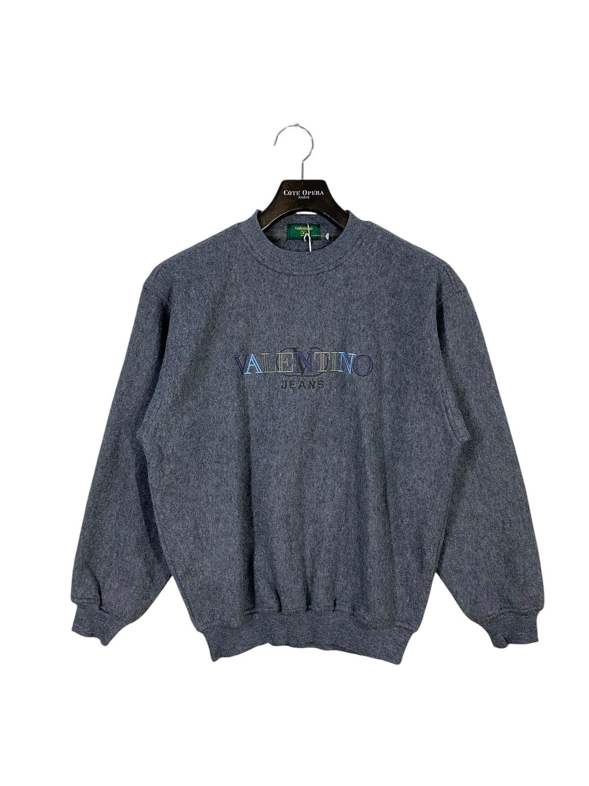 Valentino Vintage Nos valentino jeans spell out sweatshirt crewneck Size US M / EU 48-50 / 2 - 1 Thumbnail