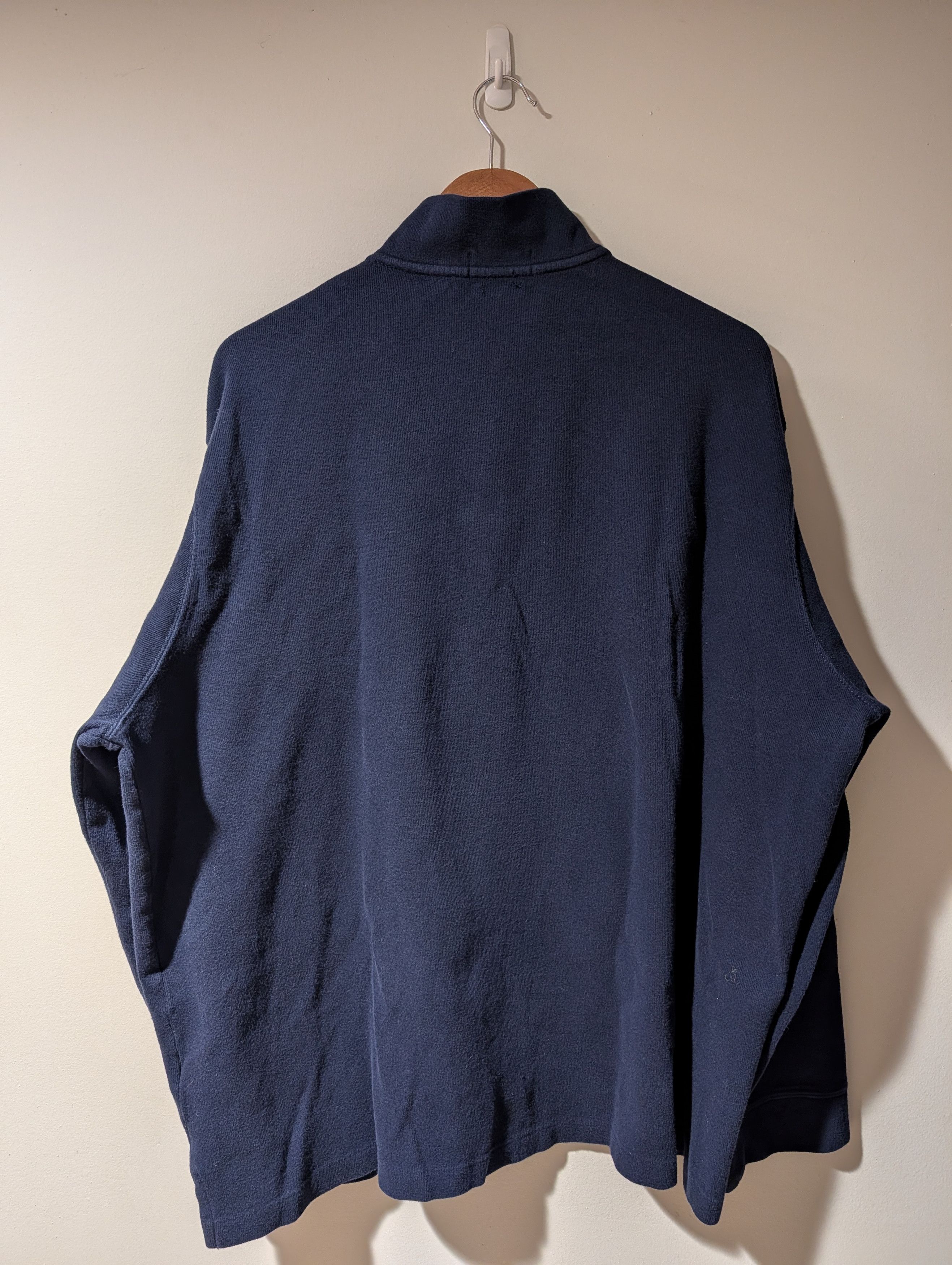 Polo Ralph Lauren Polo Ralph Lauren Estate Rib 1/4 Sweater Pullover Flesh Pony Size US XXL / EU 58 / 5 - 8 Thumbnail