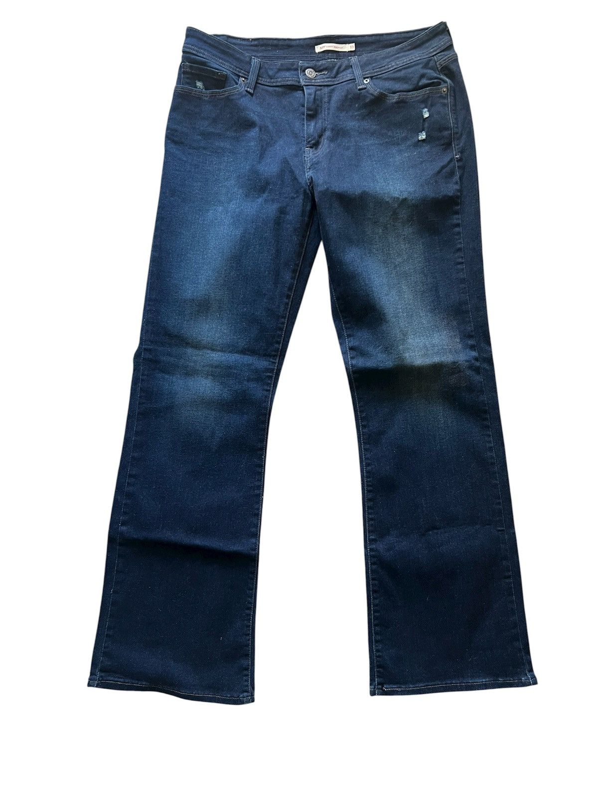 Levi's Levi’s Women’s 529 Curvy Bootcut Distressed Jeans | 33 NWOT Size 33" - 1 Thumbnail