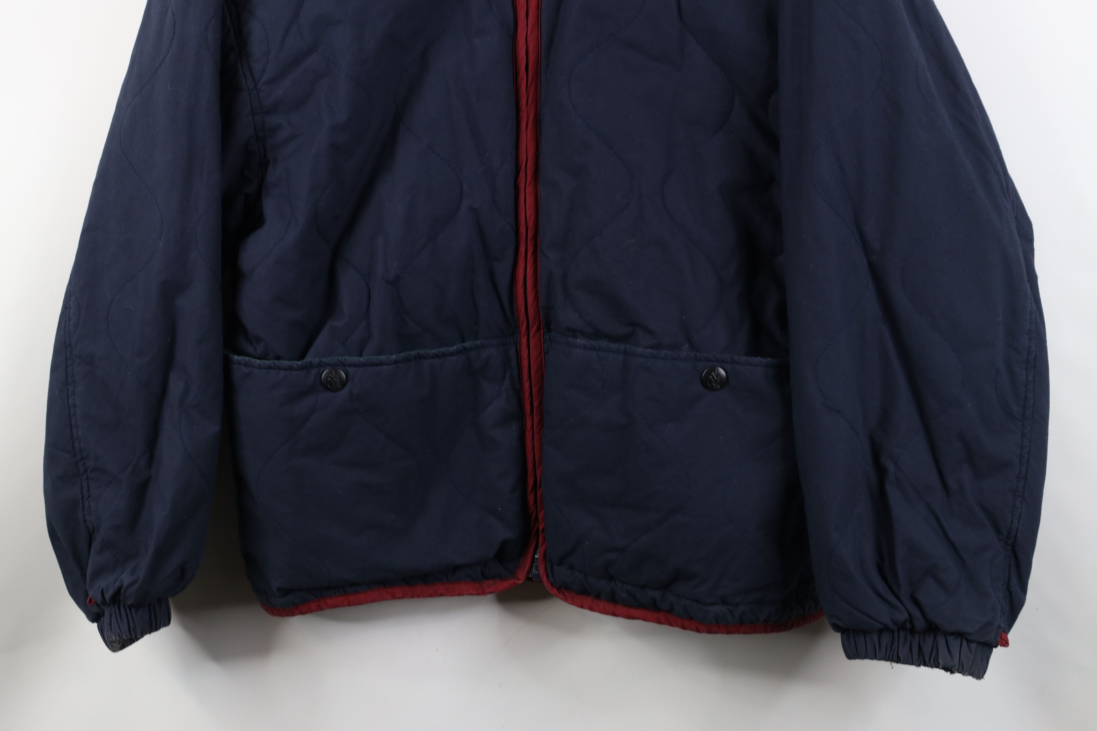 Nautica Vintage 90s Nautica Quilted Big Pocket Full Zip Jacket Size US M / EU 48-50 / 2 - 3 Thumbnail