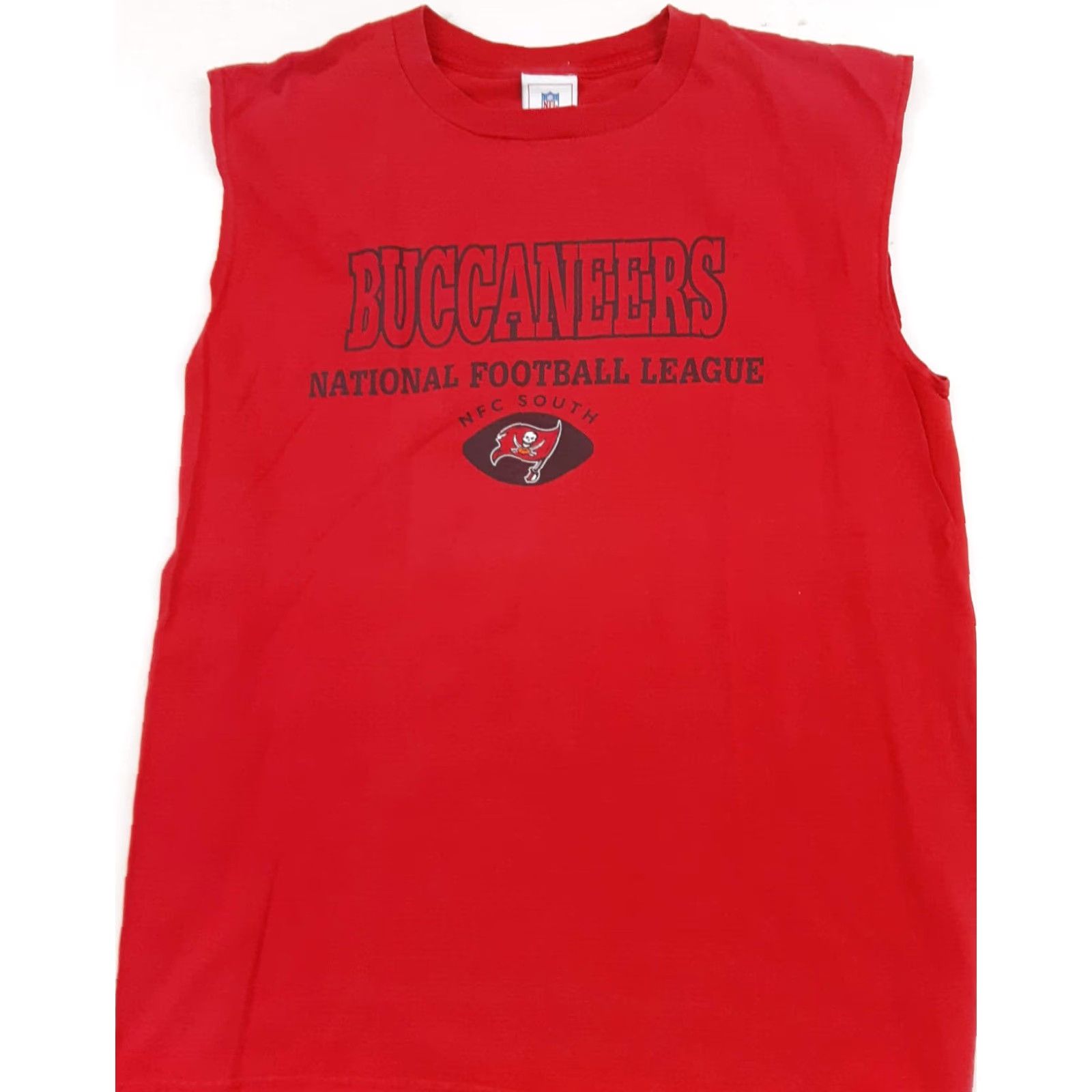 NFL VINTAGE NFL Tampa Bay Buccaneers Sleeveless Tank Top L Red Men Athletic Sports Football Sleeveless Tank Top L Mens Size US L / EU 52-54 / 3 - 3 Thumbnail