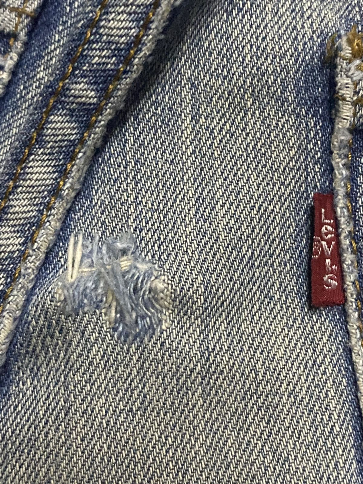 Levi's Vintage Levis 512 Faded Wash Distressed Baggy Jeans Size US 31 - 16 Thumbnail