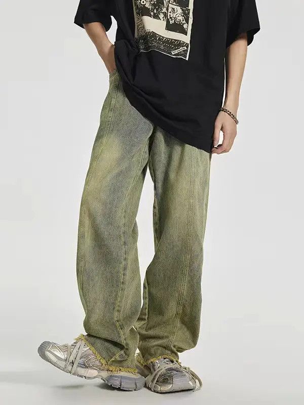 Designer × Japanese Brand Vintage Hip Hop Vibe Street Loose Casual Pants Size US 31 - 1 Thumbnail