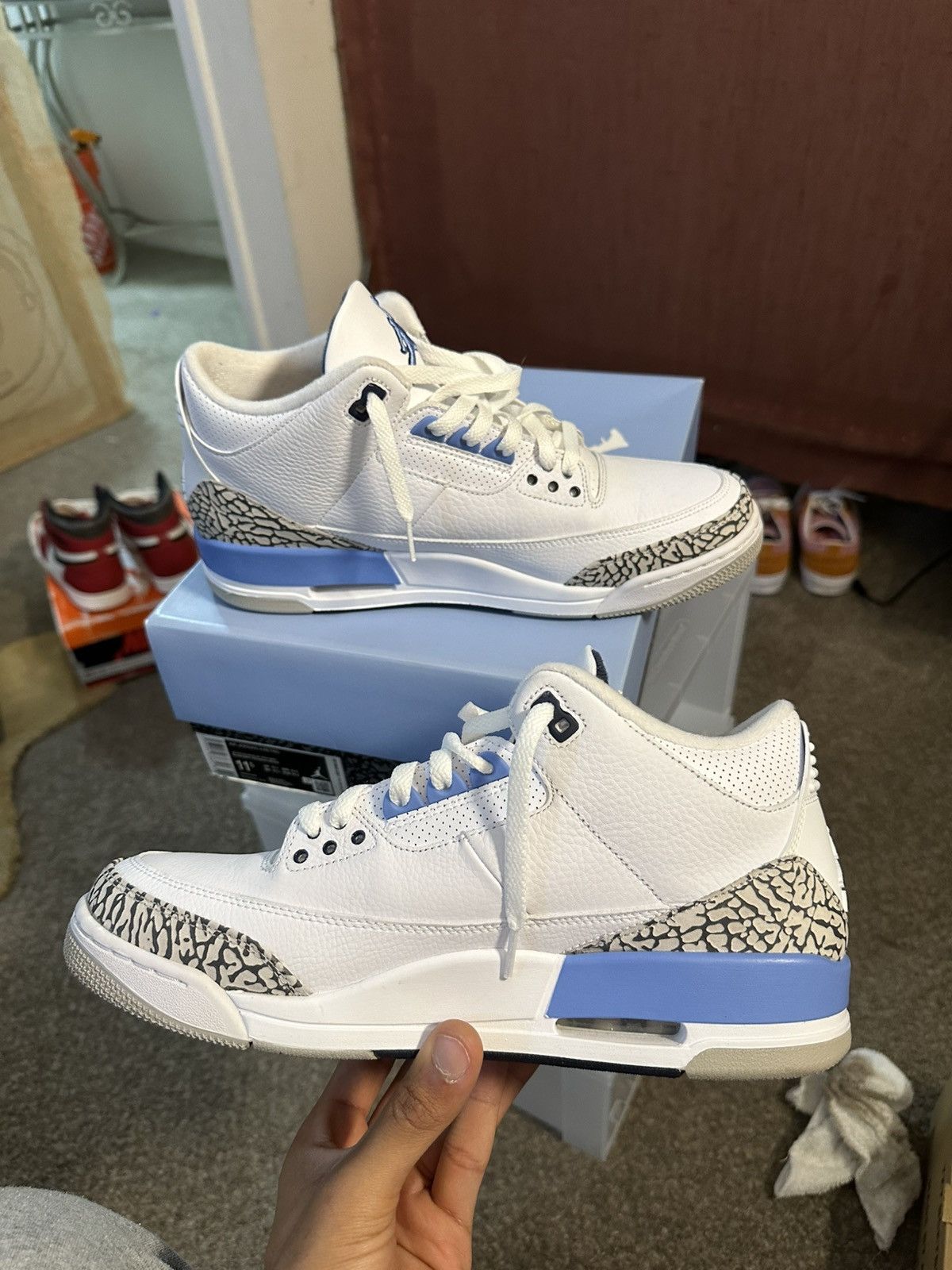 Jordan Brand Retro 3 UNC Size US 11.5 / EU 44-45 - 3 Thumbnail