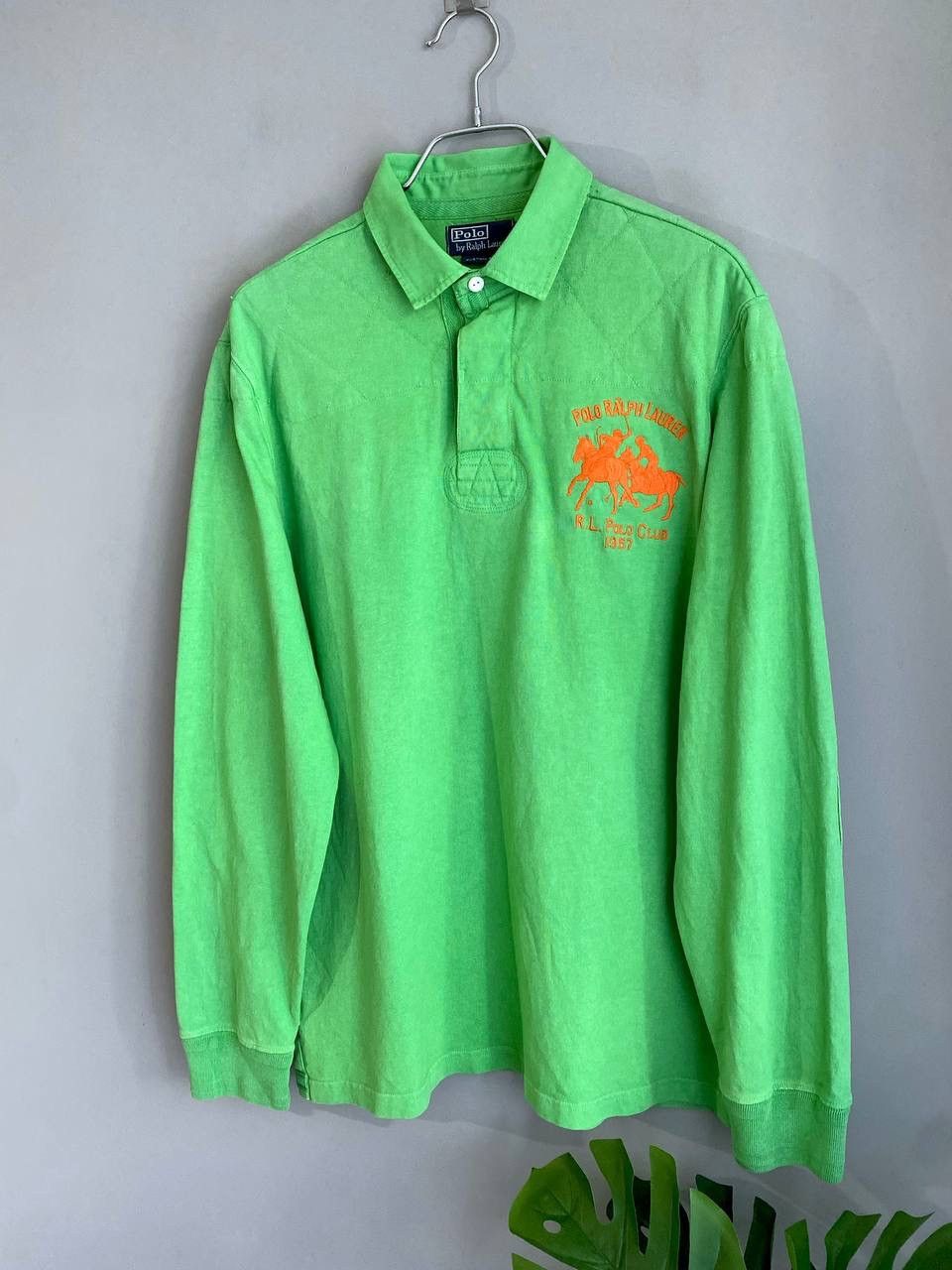 Polo Ralph Lauren × Vintage Vintage Polo Ralph Lauren Big Logo Y2K Rugby Shirt, Size L Size US L / EU 52-54 / 3 - 2 Thumbnail