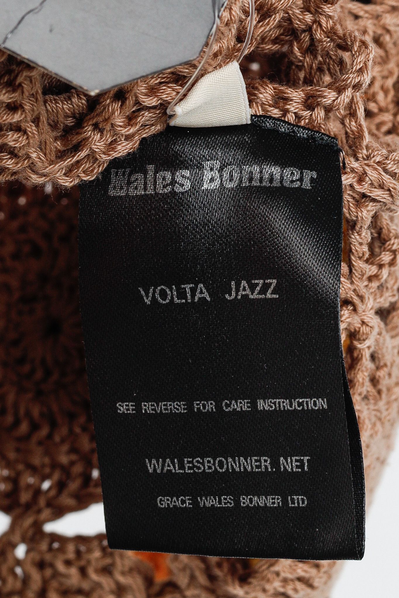 Wales Bonner Wales Bonner Marimba Camel Crochet V-Neck Cotton-Knitted Top Size L / US 10 / IT 46 - 7 Thumbnail