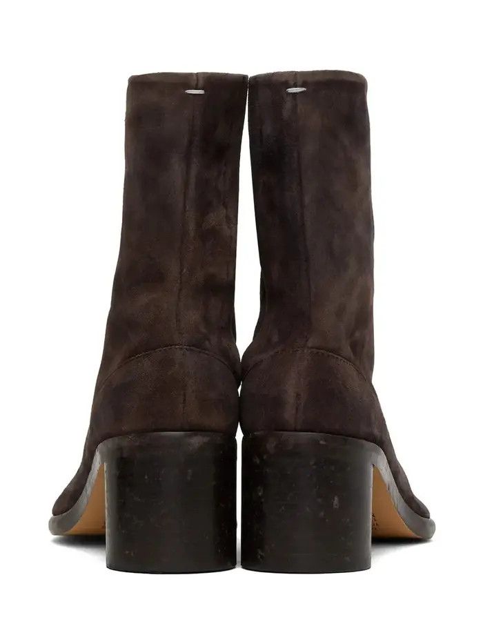 Maison Margiela o1bcso1str0126 Tabi Ankle Boots in Brown Size US 12 / EU 45 - 2 Thumbnail