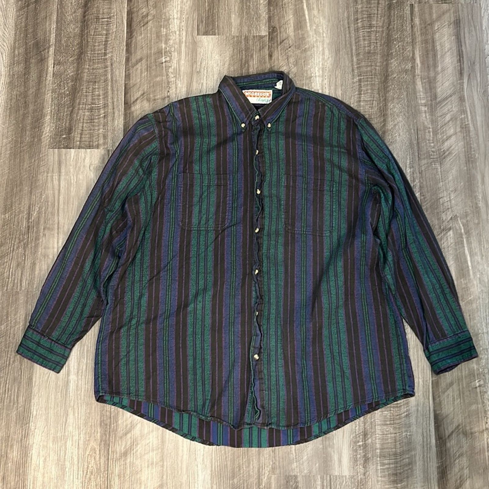 McGregor McGregor Classics Flannel Long Sleeve Button Down - 2XLT Size US XXL / EU 58 / 5 - 2 Thumbnail