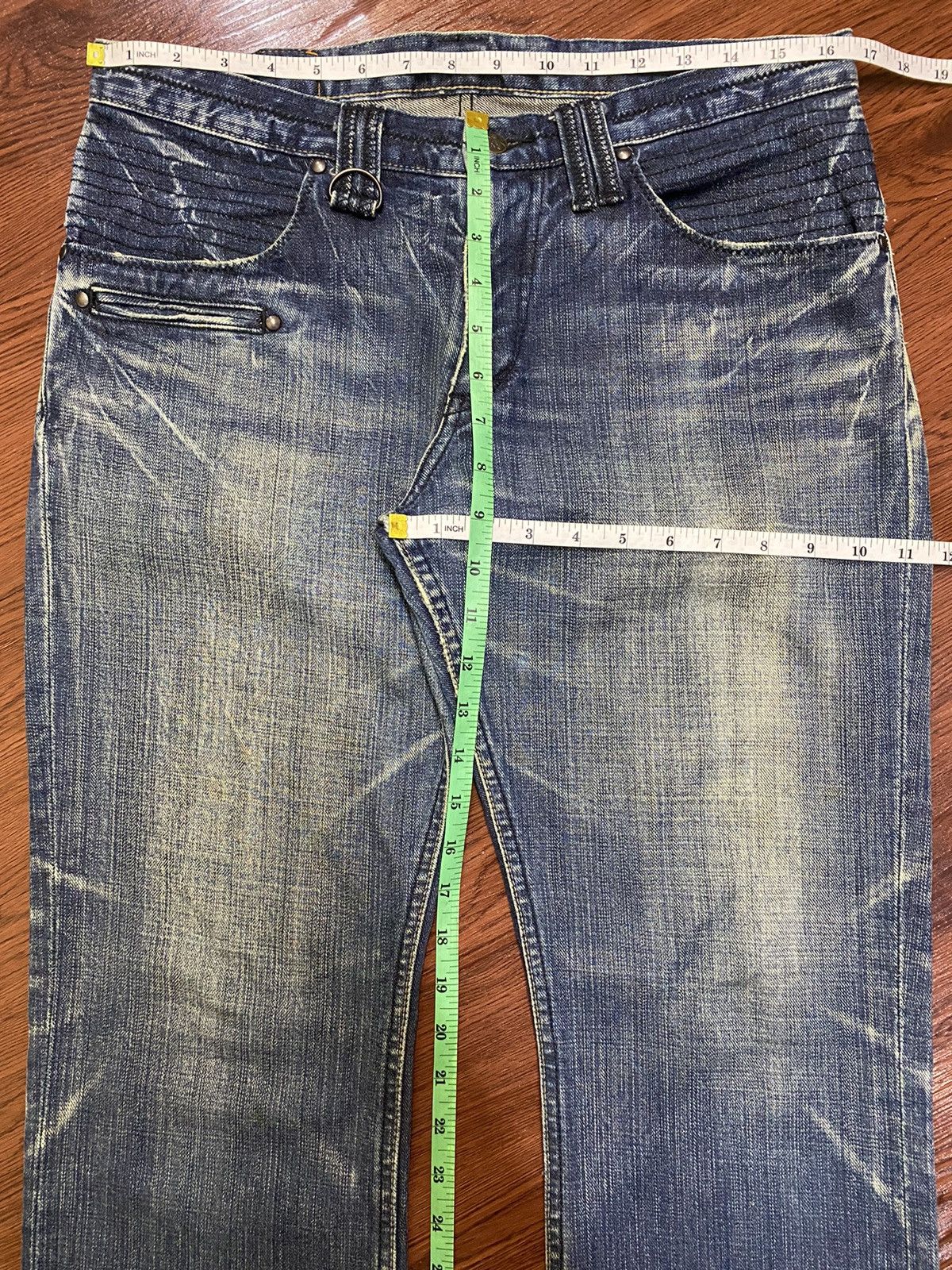 Japanese Brand D158 Roar Japan Hanamaka CROSSGUN Little Bootcut Jeans Size US 34 / EU 50 - 18 Thumbnail
