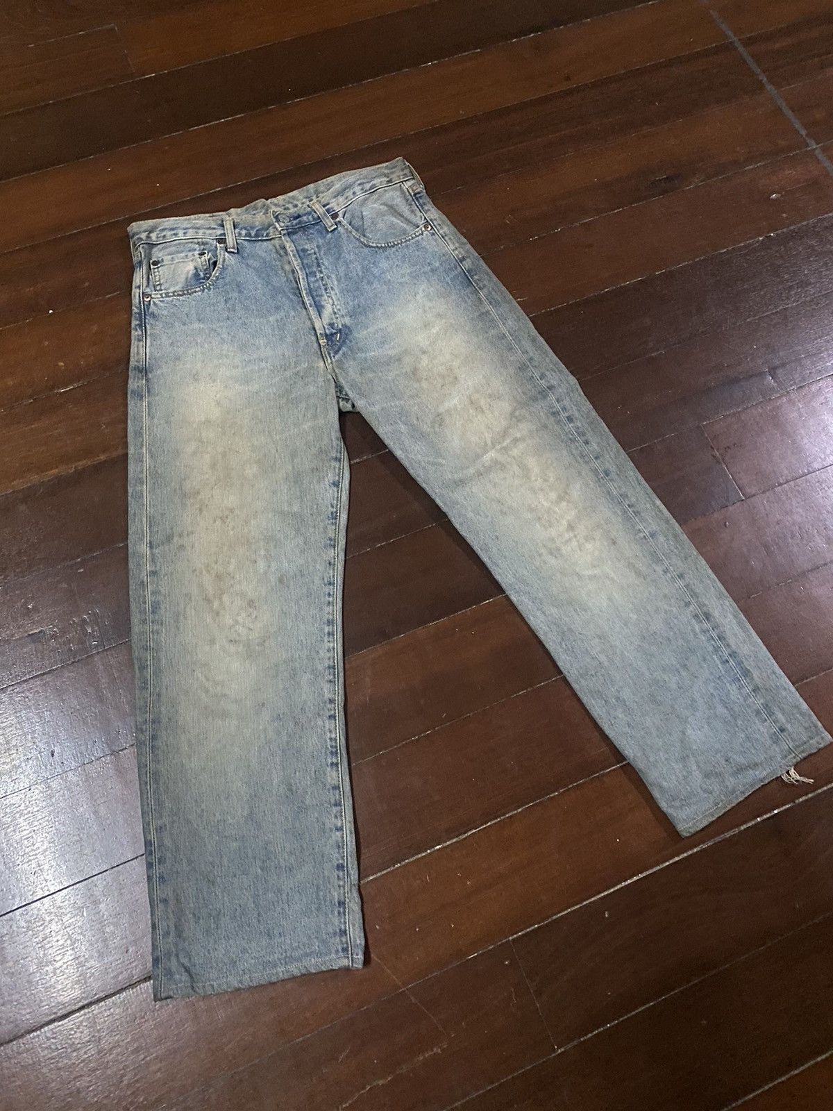 Levi's Vintage Levi’s 503B XX Big E lvc Redline Distressed 34X29 Size US 34 / EU 50 - 4 Thumbnail