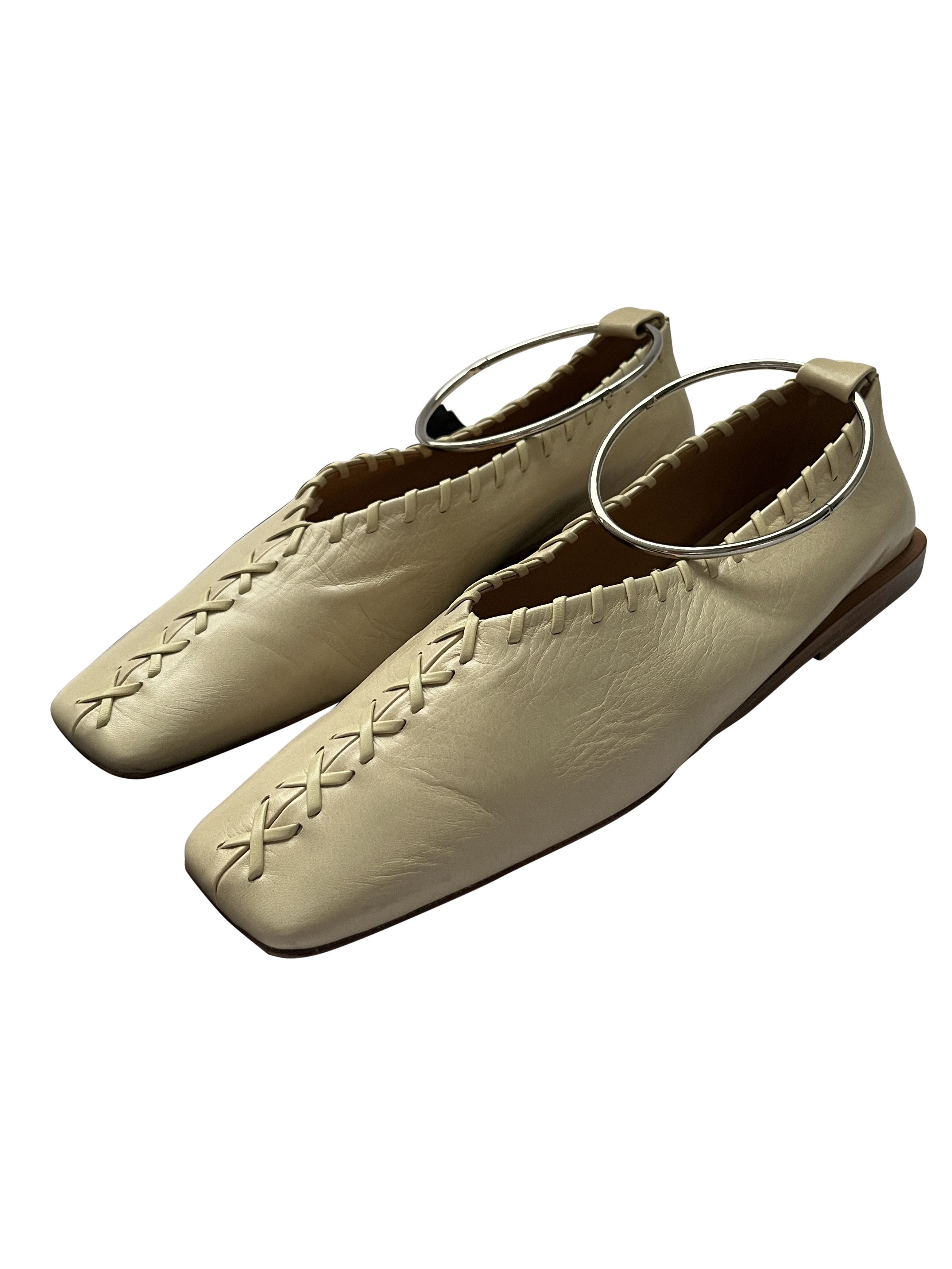 Jil Sander ⚡️QUICK SALE⚡️Jil Sander Ballerina Shoes with Ankle Bracelet Size US 10 / IT 40 - 1 Thumbnail