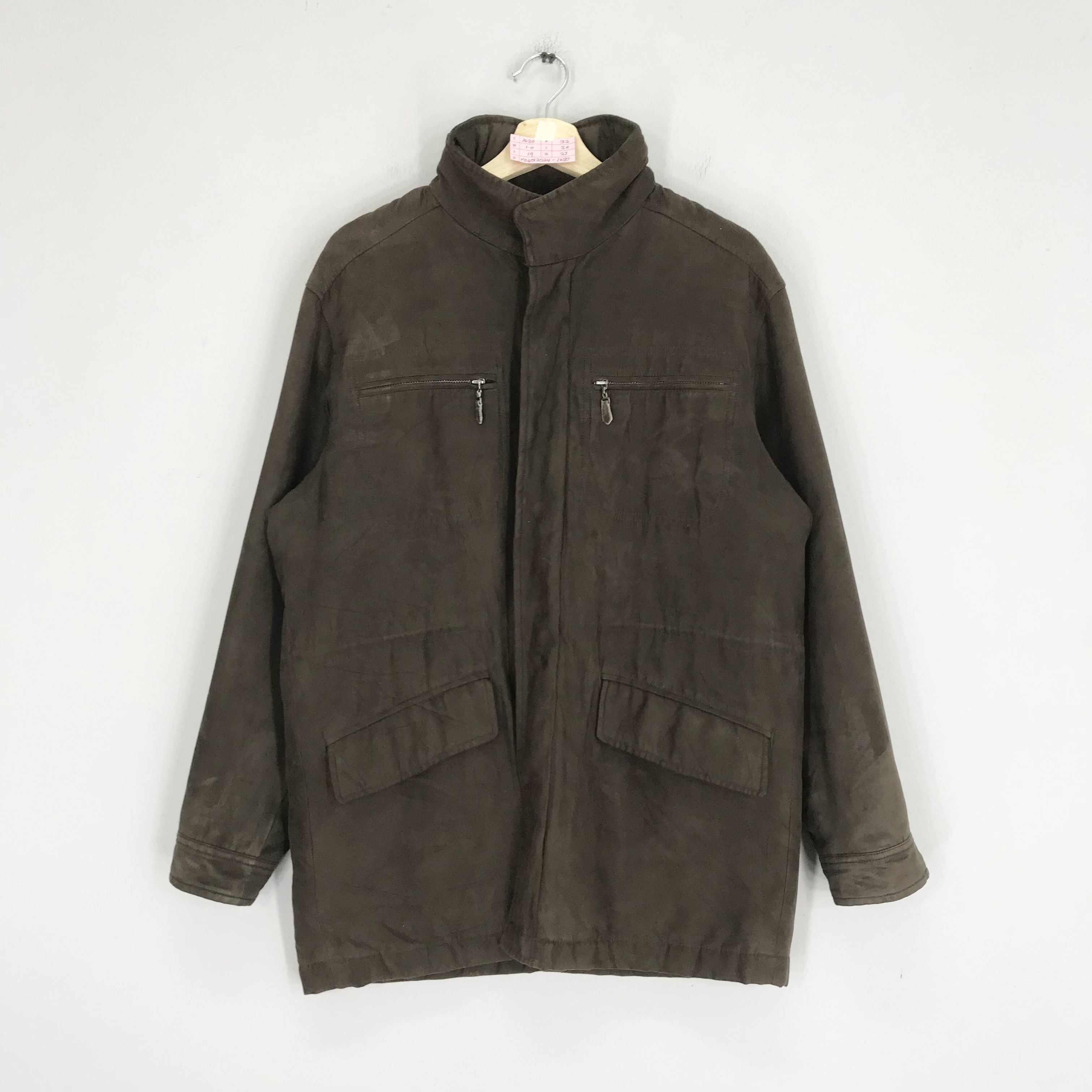 image of 90's Chaps Ralph Laurent Quilted Lining Casual Jacket in Brown, Men's (Size Medium)