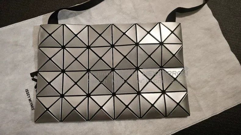 Issey Miyake Issey Miyake Silver Handbag Size ONE SIZE - 2 Thumbnail