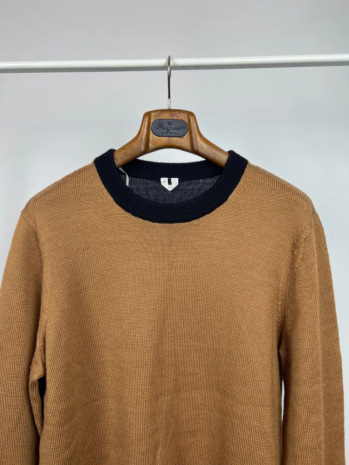 Arket Arket Knitwear Colour Block Wool Jumper Sweater Crew Neck Size US M / EU 48-50 / 2 - 2 Thumbnail