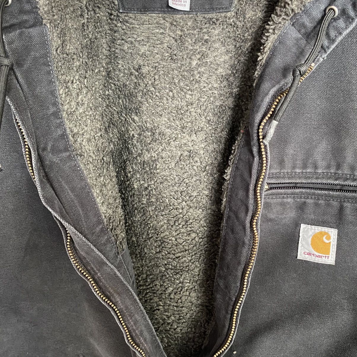 Carhartt Vintage Carhartt Black Hooded Detroit StyleJacket Size US XL / EU 56 / 4 - 4 Thumbnail