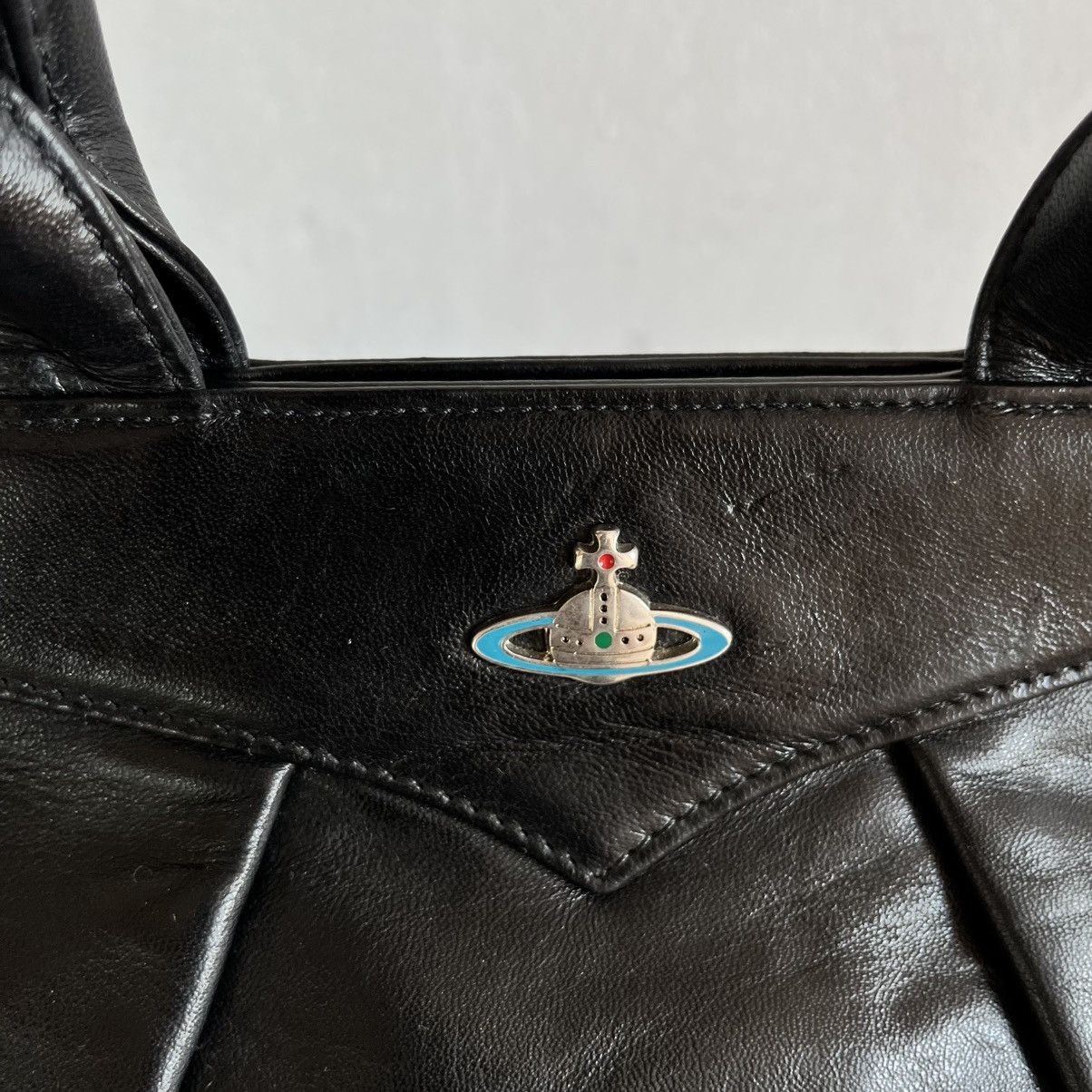 Vivienne Westwood VIVIENNE WESTWOOD SMALL LEATHER HAND BAG Size ONE SIZE - 9 Thumbnail
