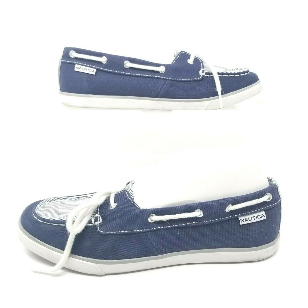Nautica Nautica Pinecrest Women’s 7.5 US Boat Deck Shoes Stripes Size US 7.5 / IT 37.5 - 4 Thumbnail