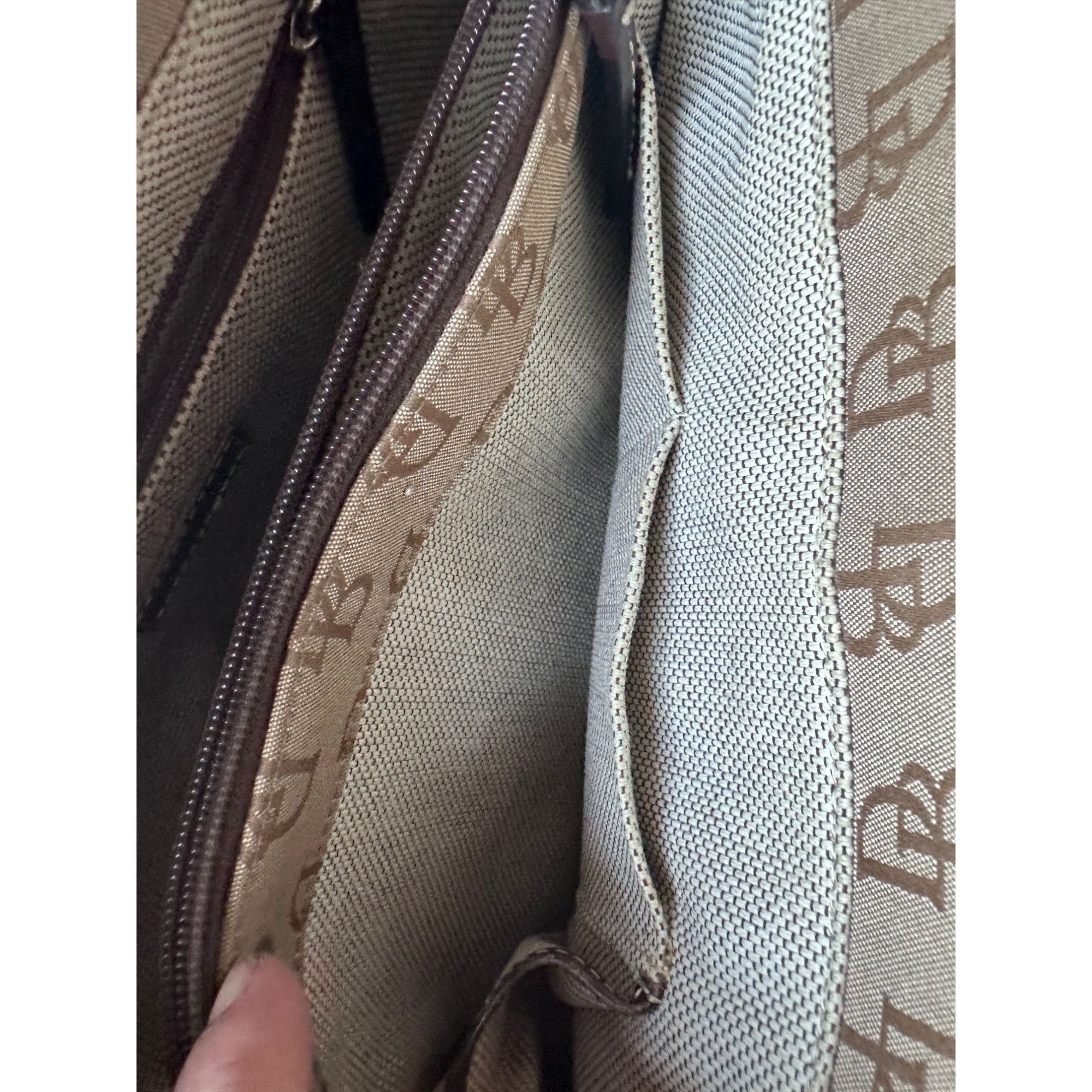 Dooney & Bourke Dooney & Bourke Double Handle Signature Jacquard Tan Satchel Size ONE SIZE - 13 Thumbnail