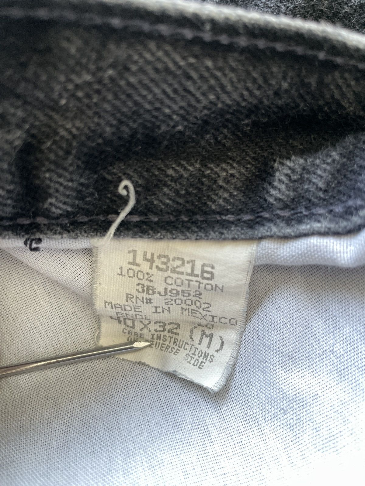 Other Y2K Boss “Big Logo Spell-out” Baggy Jeans (Sz.40x32) Size US 40 / EU 56 - 5 Thumbnail