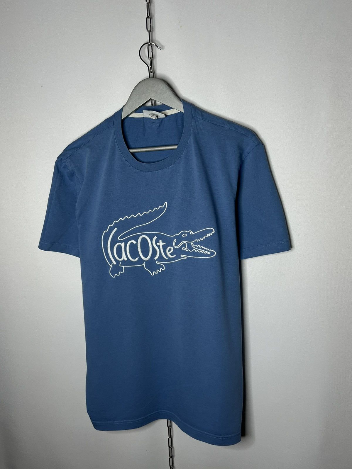 Lacoste 🐊Lacoste Big Logo Luxury T-Shirt Tee Short Sleeve🐊 Size US L / EU 52-54 / 3 - 2 Thumbnail