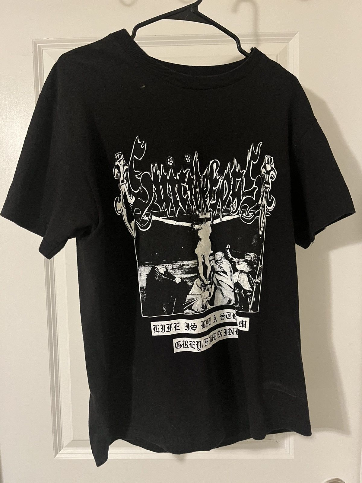 image of G59 Records G59 “Life Is But A Stream” Black Suicideboys T-Shirt, Men's (Size Medium)